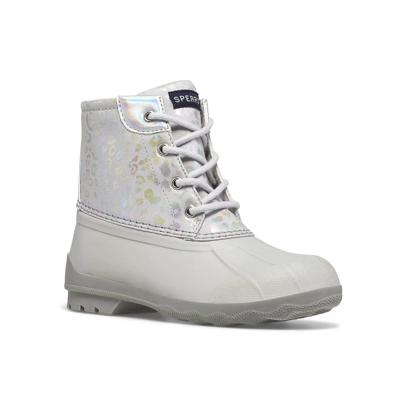Boots*Sperry Big Kid's Port Boot Grey Animal