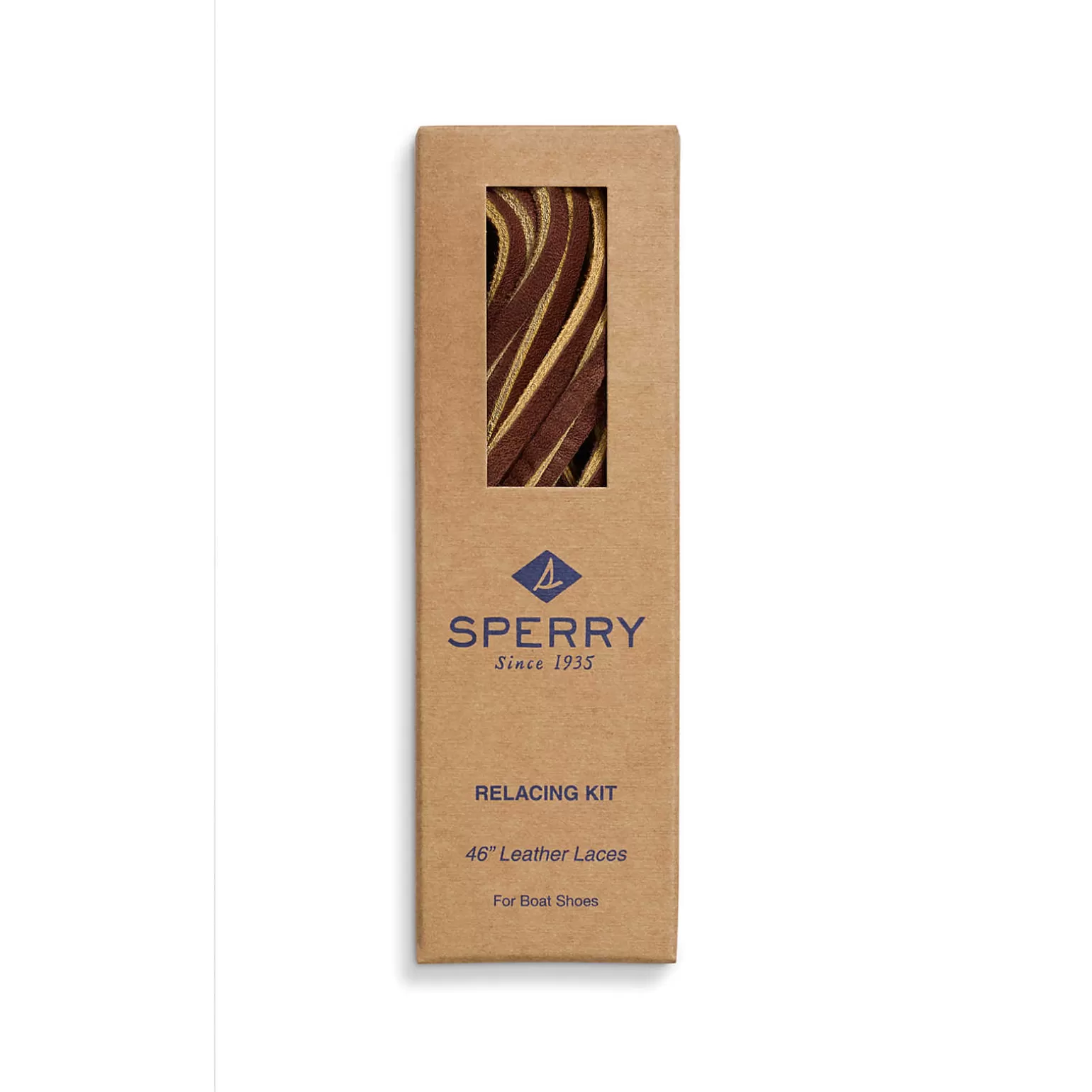 Shoe Care & Laces*Sperry Lace Kit With Needle Dark Brown