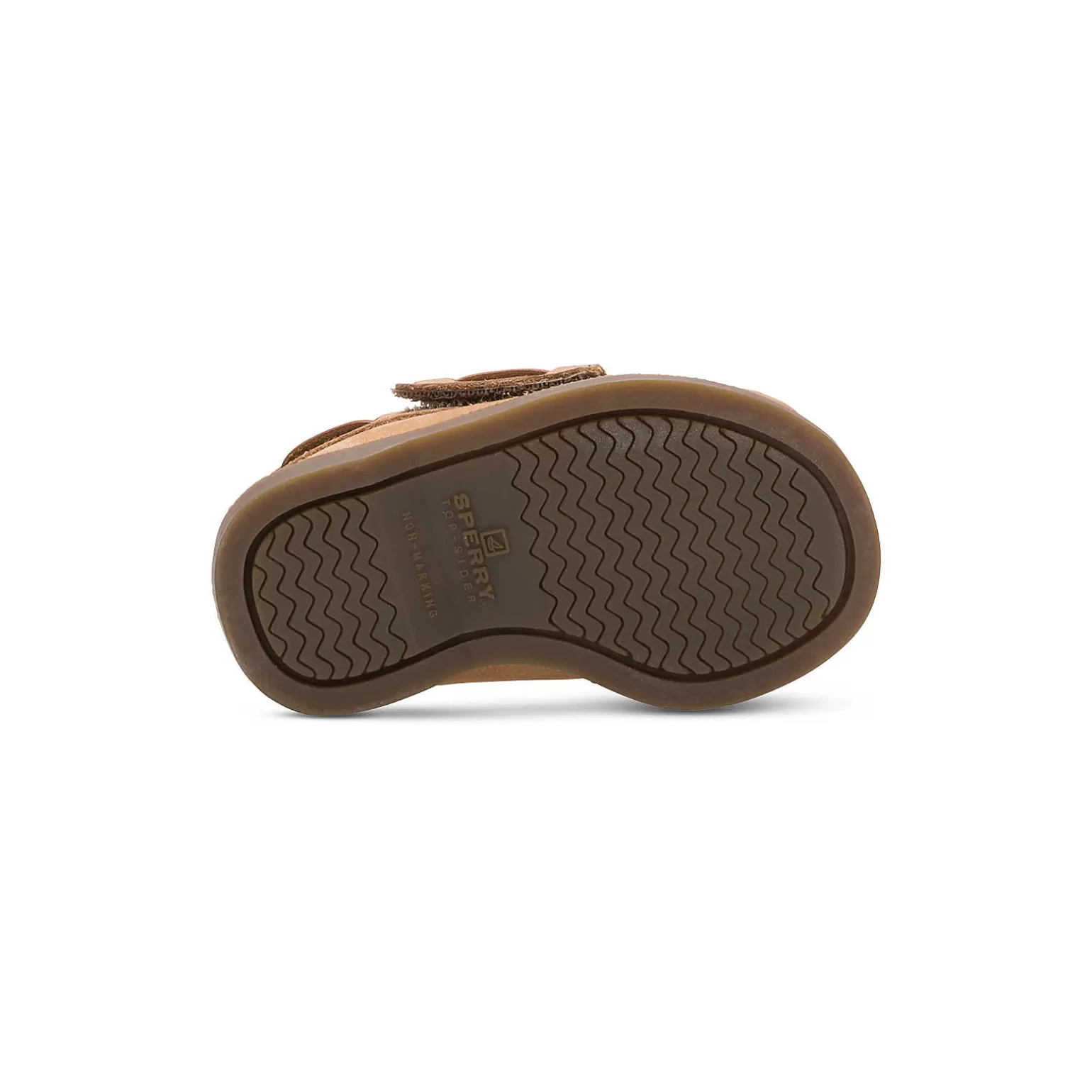 Boat Shoes | Baby*Sperry Little Kid's Authentic Original™ Crib Hook & Loop Boat Shoe Sahara