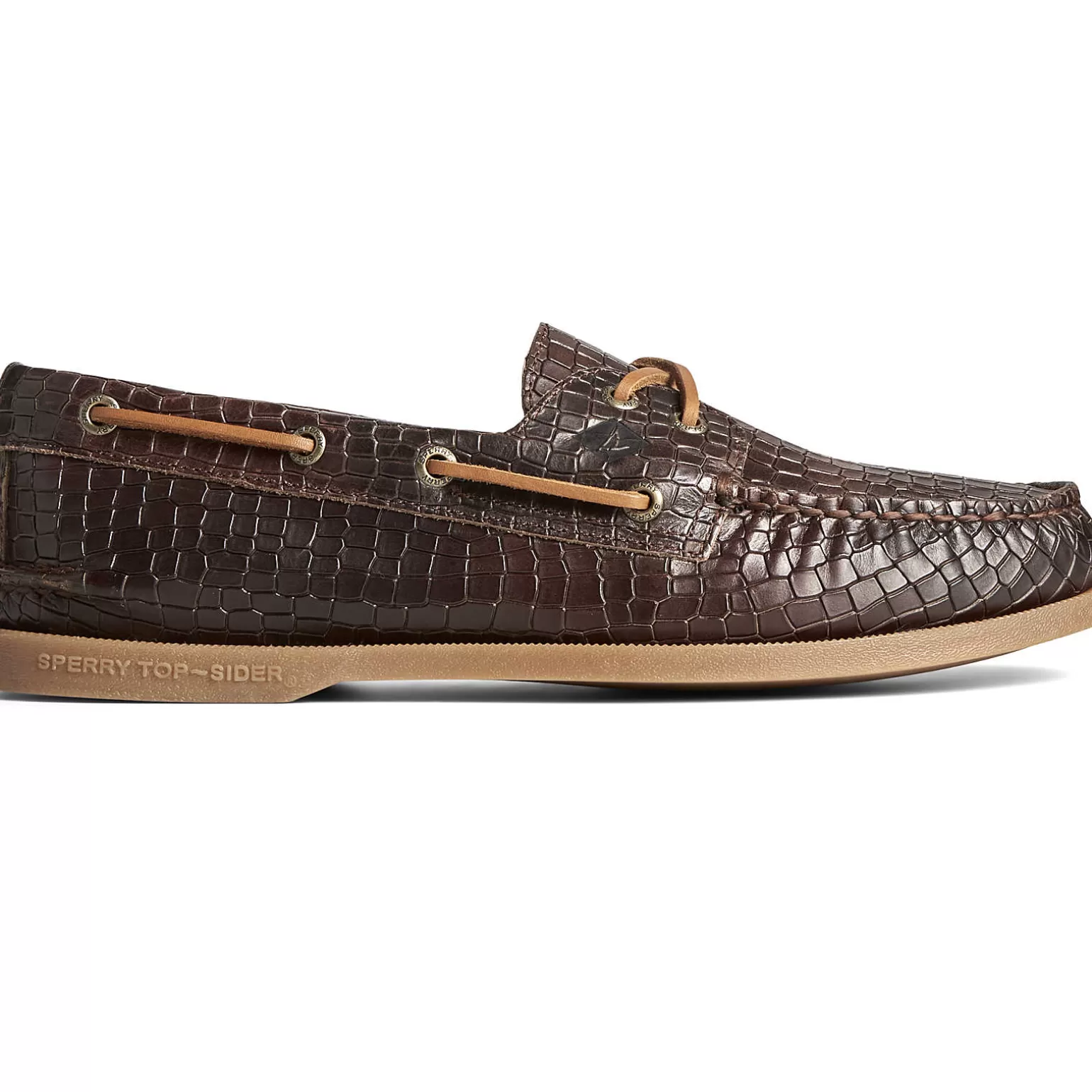 Authentic Original Boat Shoe | Sale*Sperry Men's Authentic Original™ Croc Embossed Boat Shoe Brown