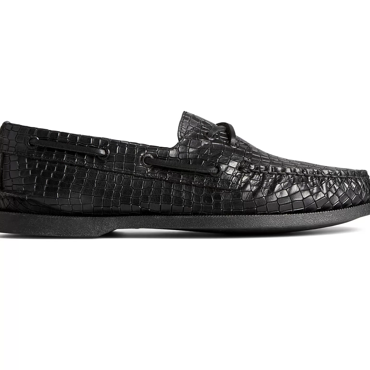 Authentic Original Boat Shoe | Sale*Sperry Men's Authentic Original™ Croc Embossed Boat Shoe Black