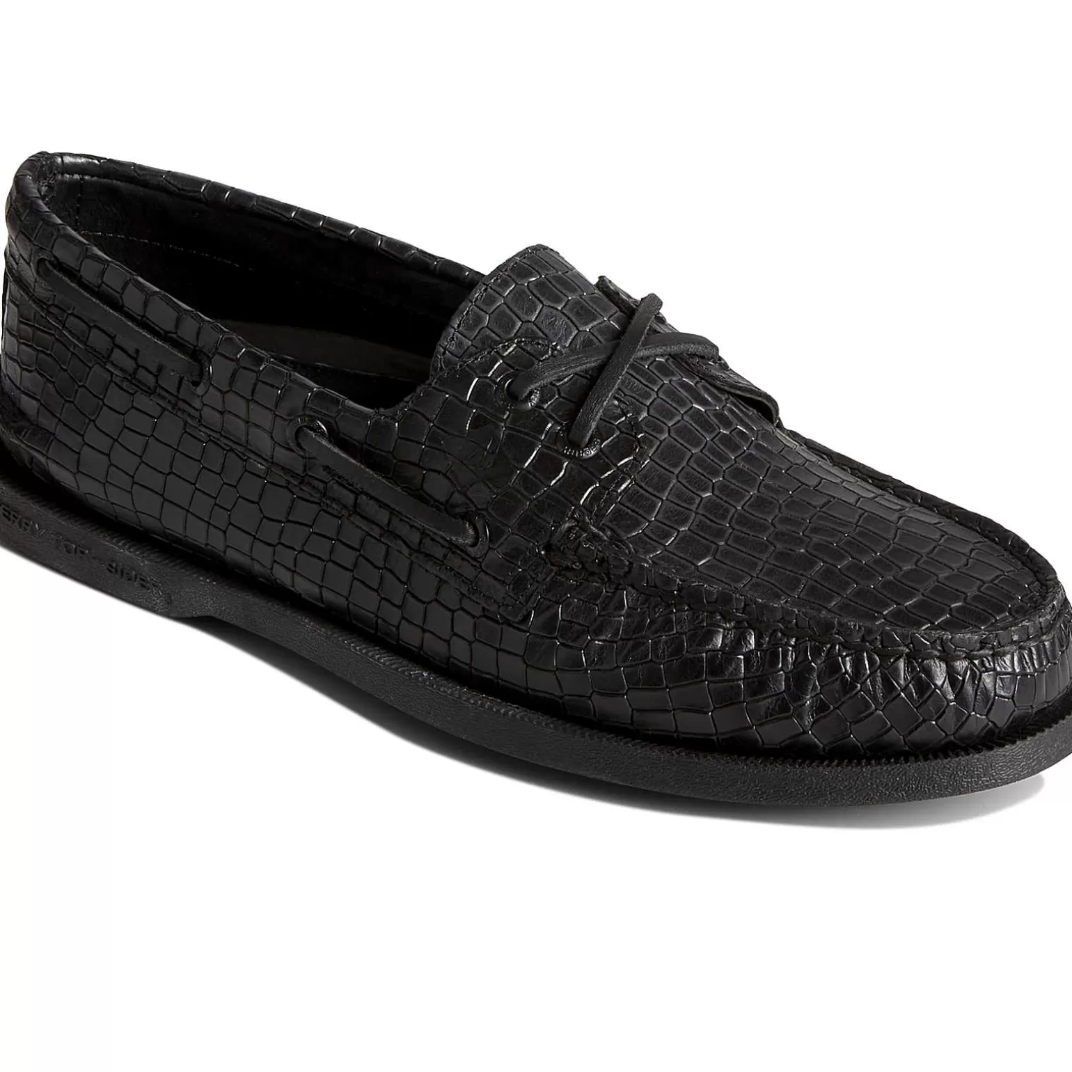 Authentic Original Boat Shoe | Sale*Sperry Men's Authentic Original™ Croc Embossed Boat Shoe Black