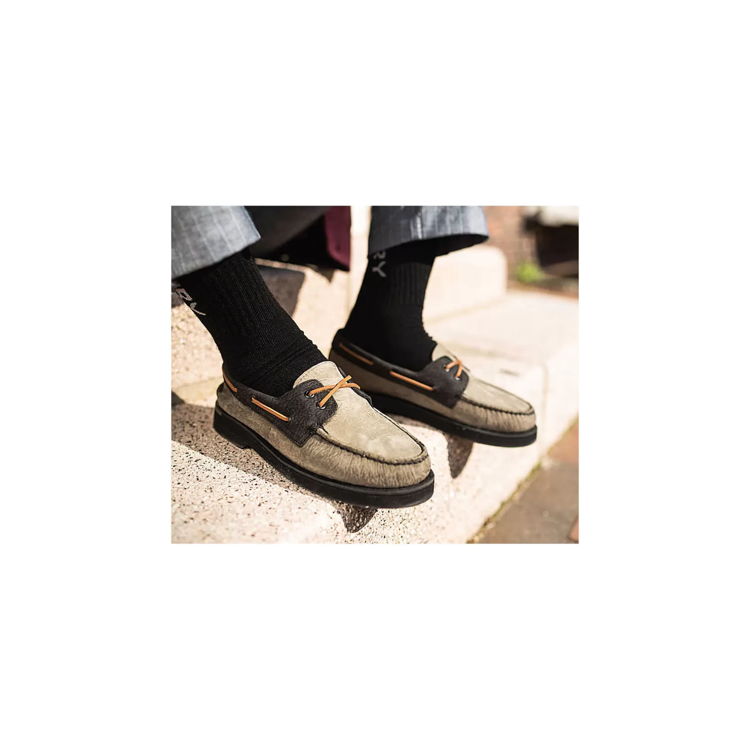 Authentic Original Boat Shoe | Boat Shoes*Sperry Men's Authentic Original™ PLUSHWAVE™ Double Sole Tumbled Boat Shoe Olive