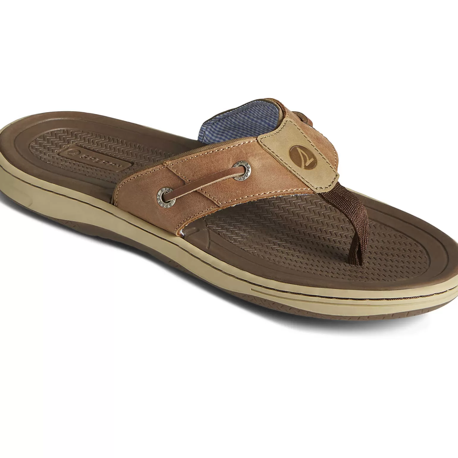 Sandals | Shoes*Sperry Men's Baitfish Flip Flops Tan Leather