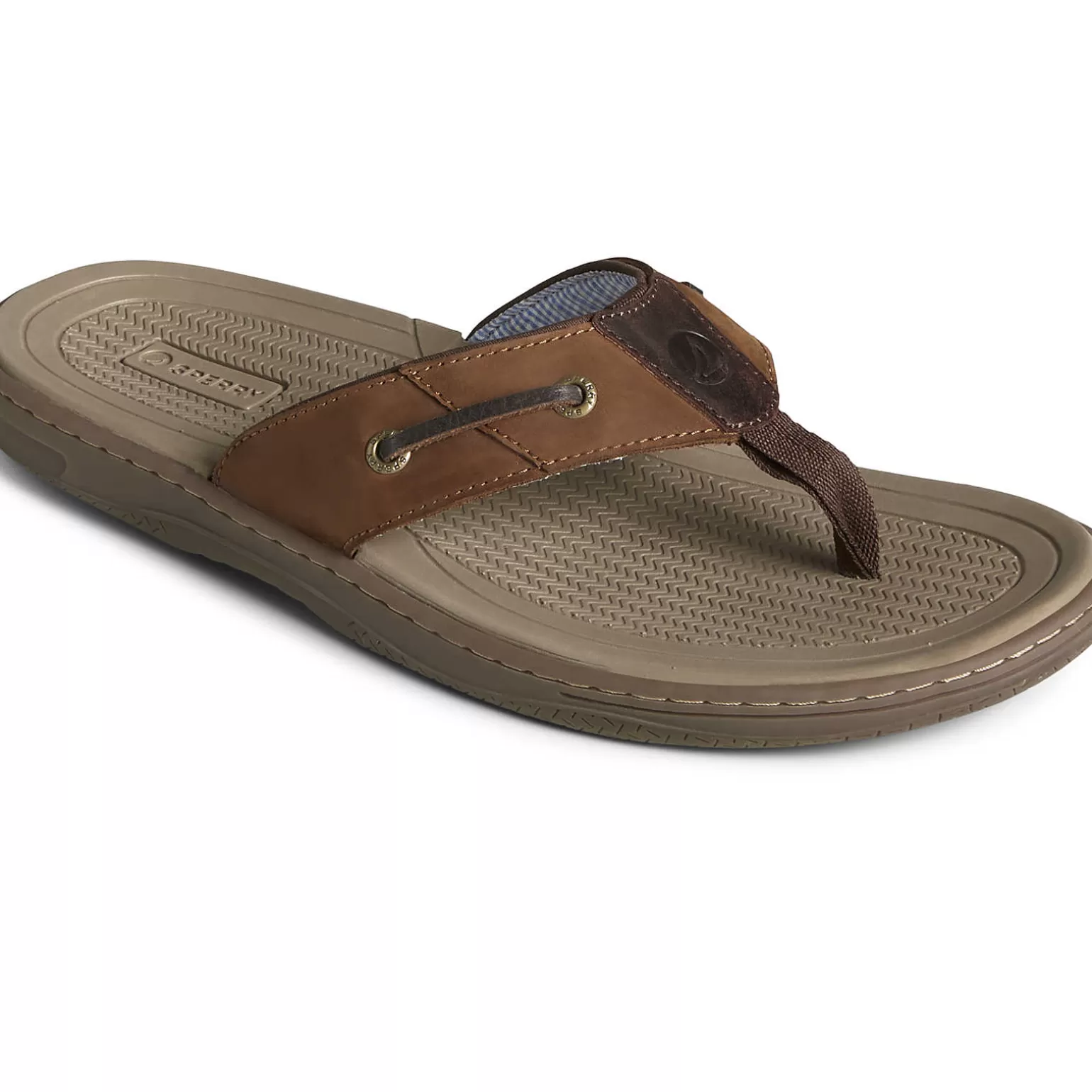 Sandals | Shoes*Sperry Men's Baitfish Leather Flip Flop Brown / Buc / Brown