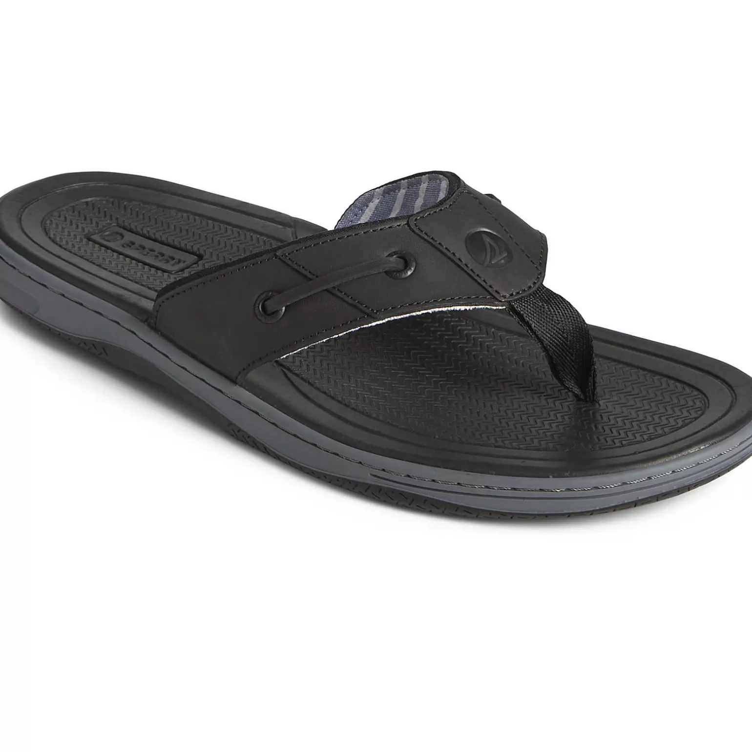 Sandals | Shoes*Sperry Men's Baitfish Leather Flip Flop Black