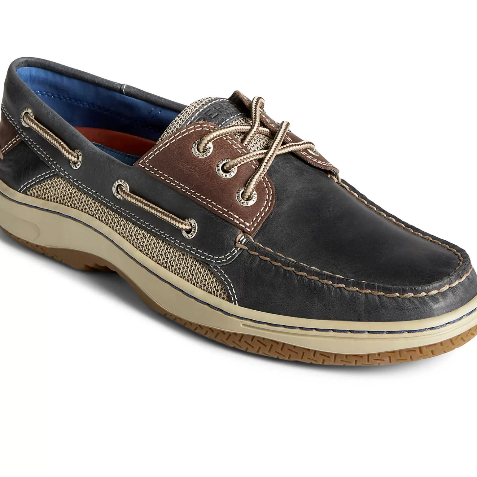 Boat Shoes | Shoes*Sperry Men's Billfish™ 3-Eye Boat Shoe Navy / Brown Leather