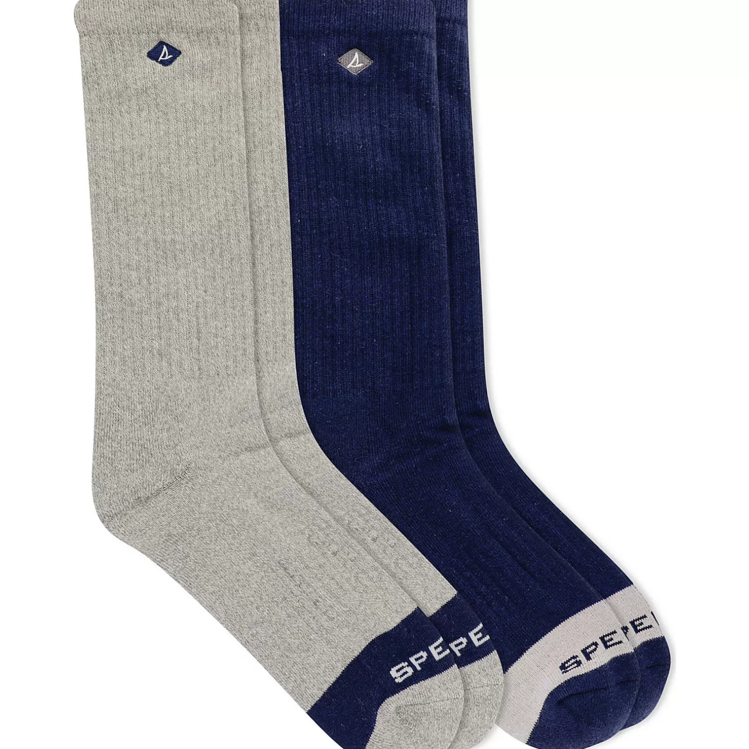 Socks & Liners | Sale*Sperry Men's Cotton Crew 2-Pack Sock Grey Marled Assorted