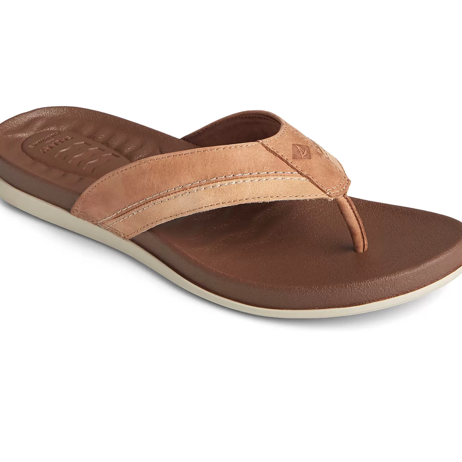 Shoes*Sperry Men's PLUSHWAVE™ Thong Sandal Tan