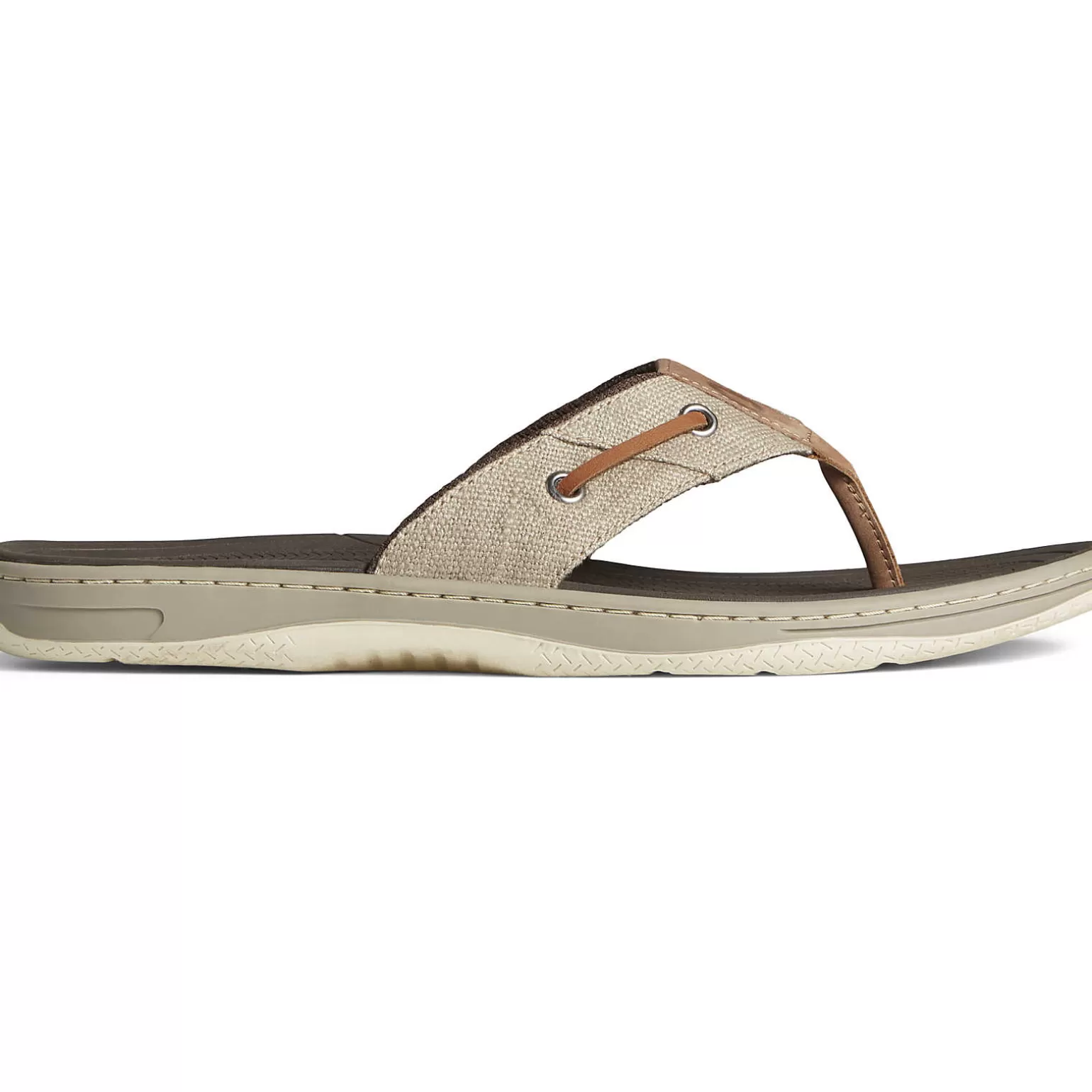 SeaCycled | Sandals*Sperry Men's SeaCycled™ Baitfish Baja Flip Flop Taupe