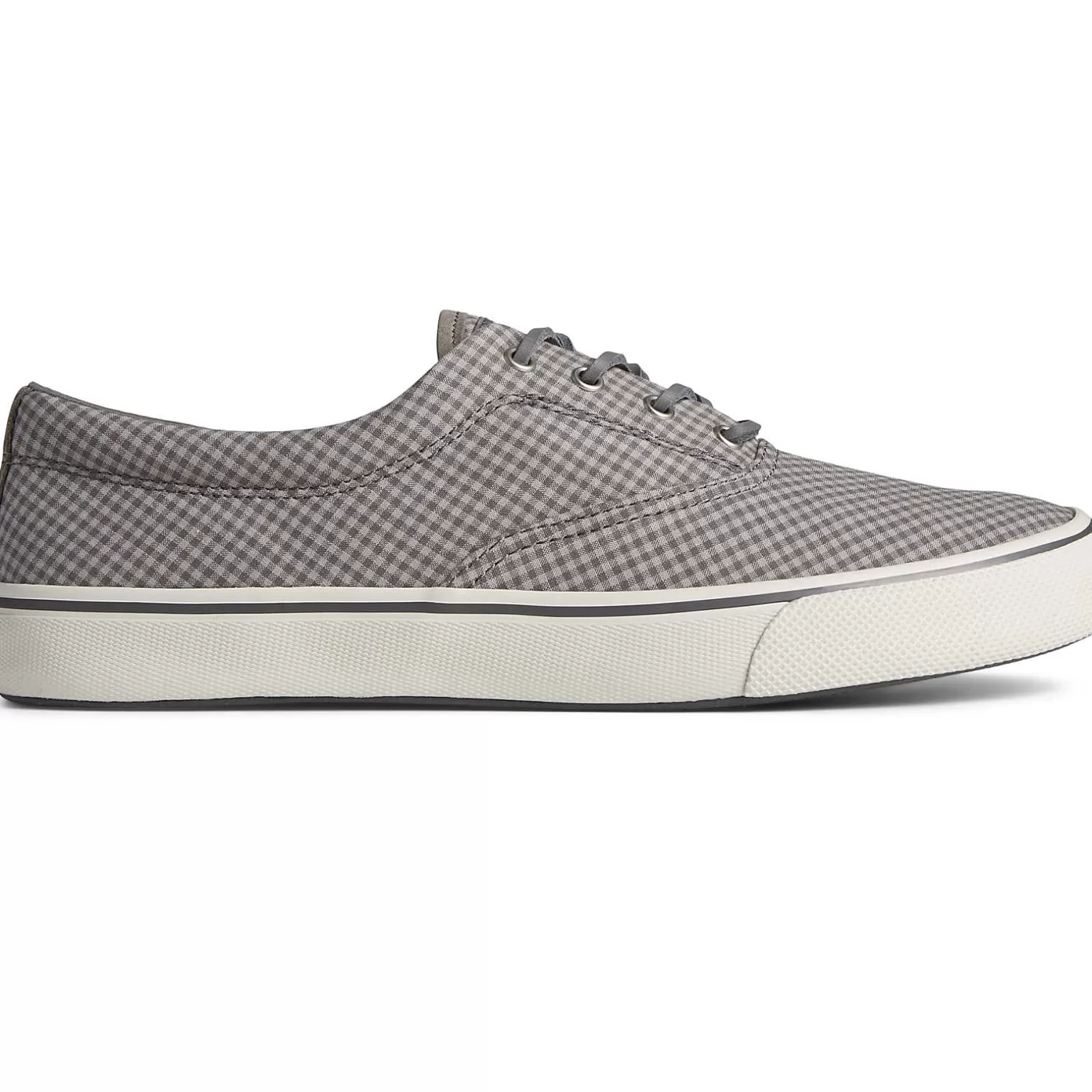 Striper II Sneakers | SeaCycled*Sperry Men's SeaCycled™ Striper II CVO Gingham Sneaker Grey