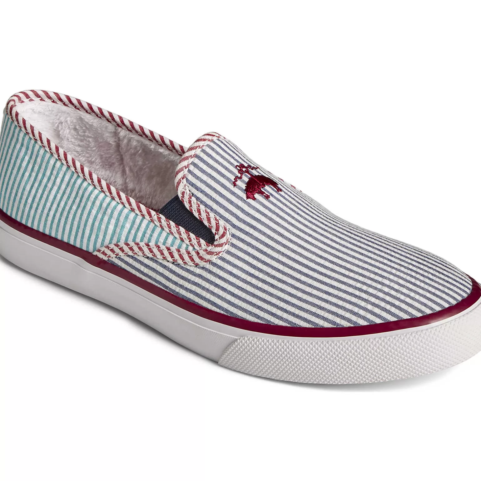 Sale | Sneakers*Sperry Men's x Brooks Brothers Slip On Sneaker Blue Multi