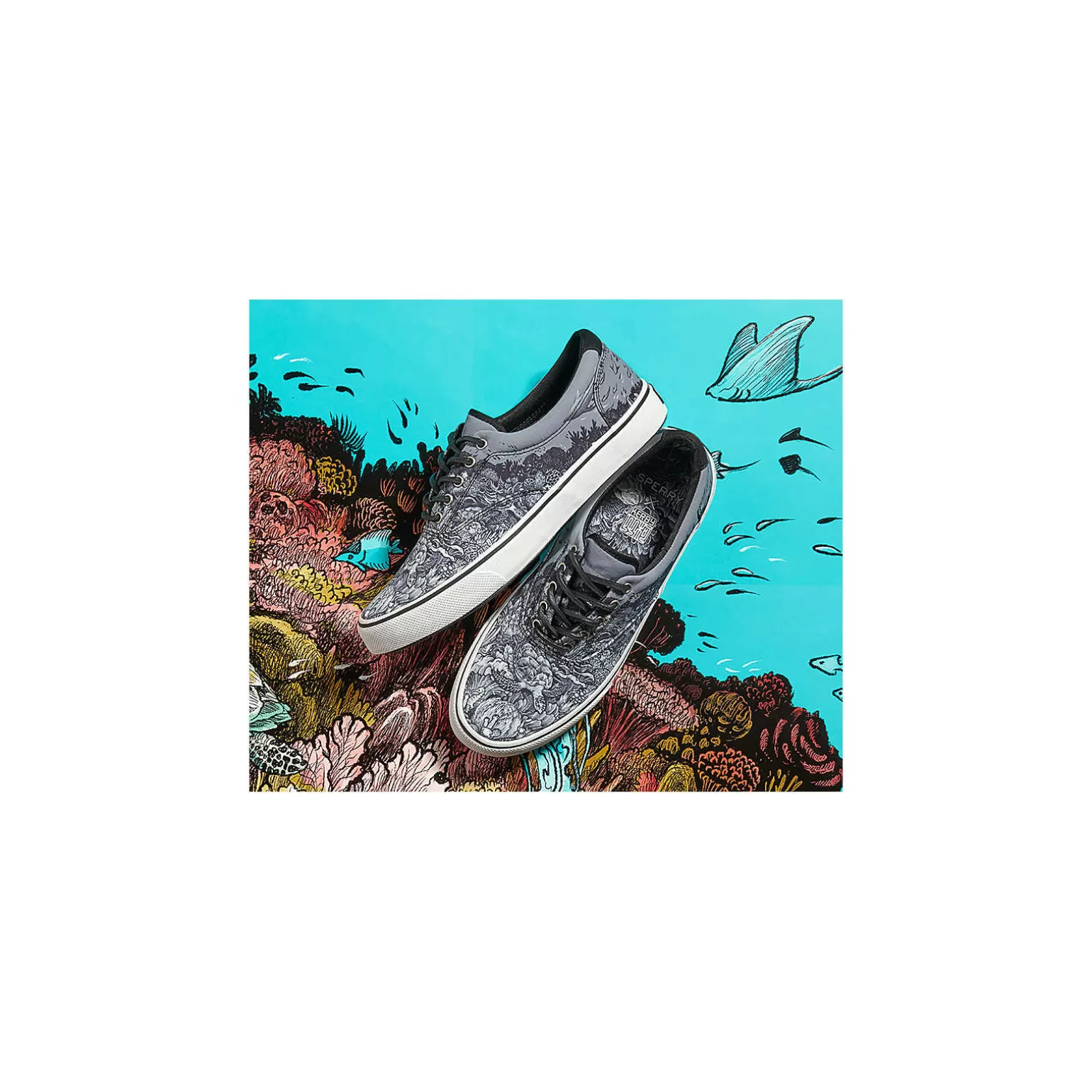 Striper II Sneakers | Sneakers*Sperry Men's x Kerby Striper II CVO Distopia Sneaker Black Multi