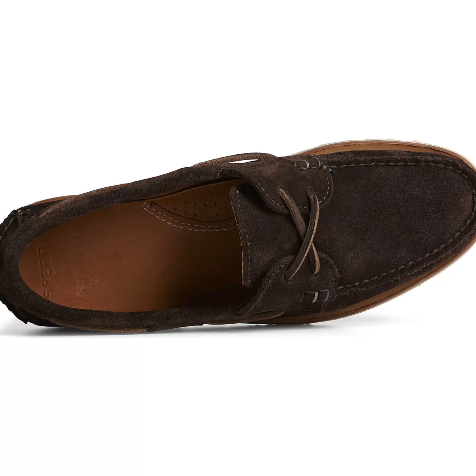 Handcrafted in Maine | Authentic Original Boat Shoe*Sperry Men's x Sunspel Authentic Original™ Suede Boat Shoe Ameretto