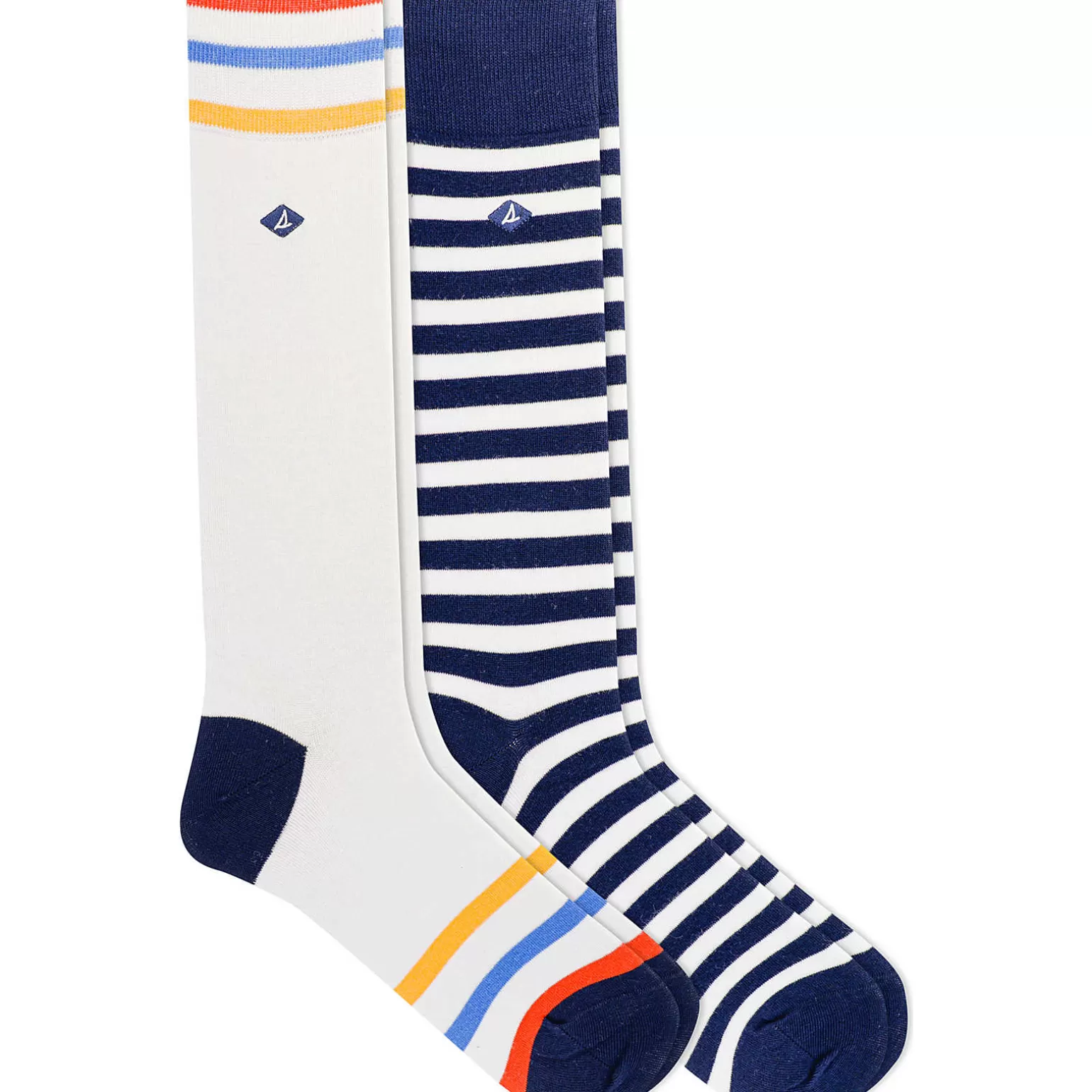 Socks & Liners | Sale*Sperry Men's Stripe 2-Pack Crew Sock White