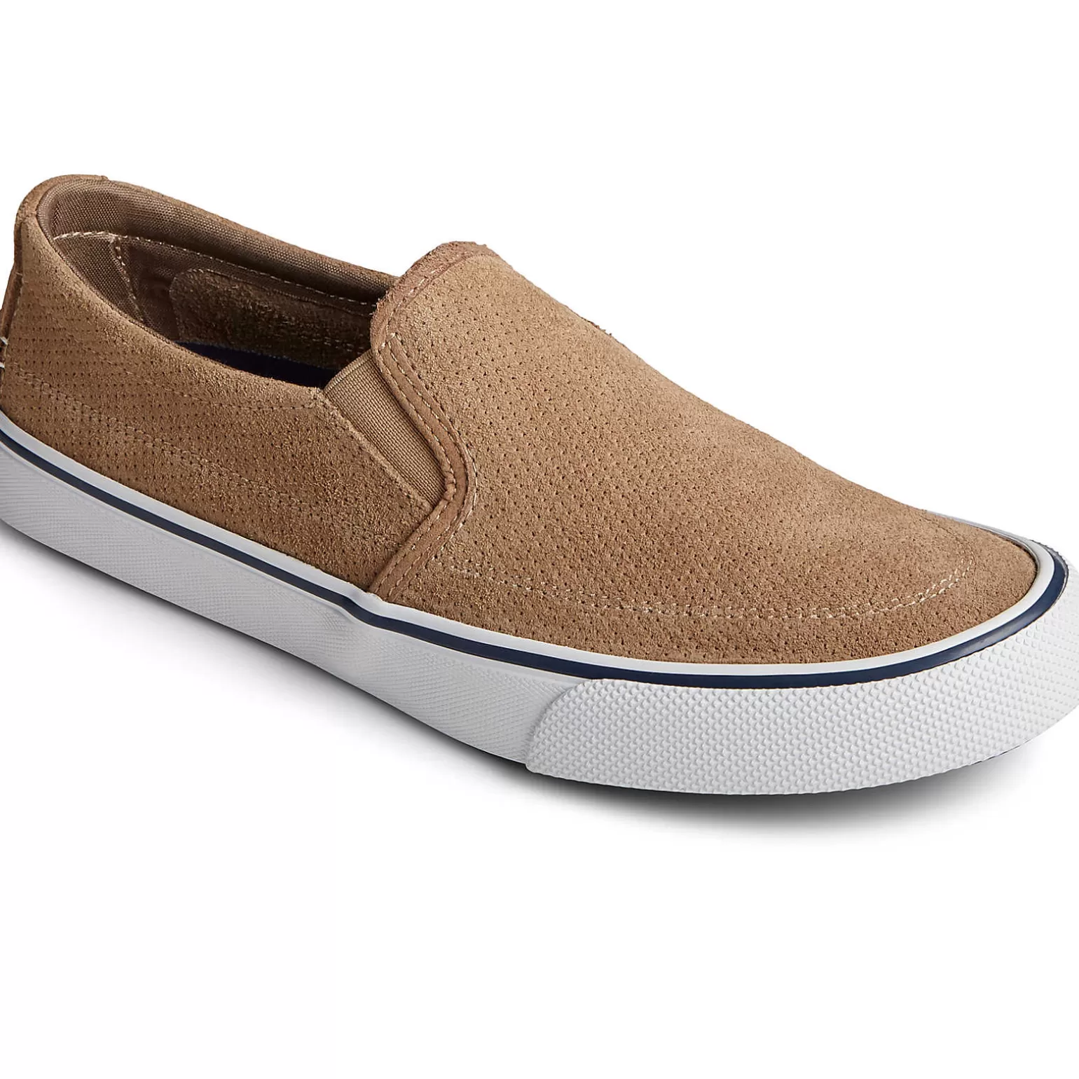Striper II Sneakers | Sneakers*Sperry Men's Striper II Twin Gore Perforated Slip On Sneaker Tan