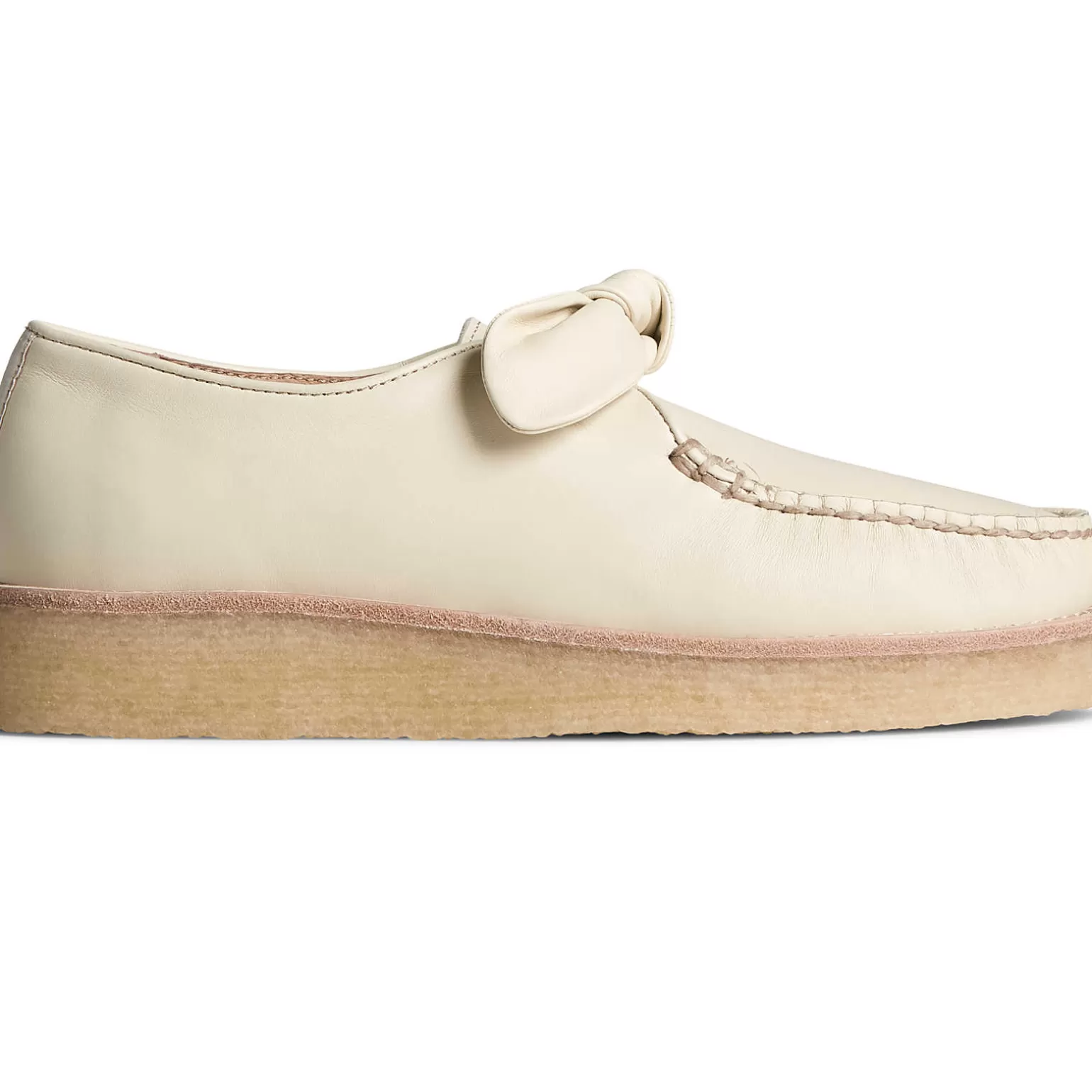 Flats & Loafers | Shoes*Sperry Women's Captain's Crepe Bow Oxford Ivory