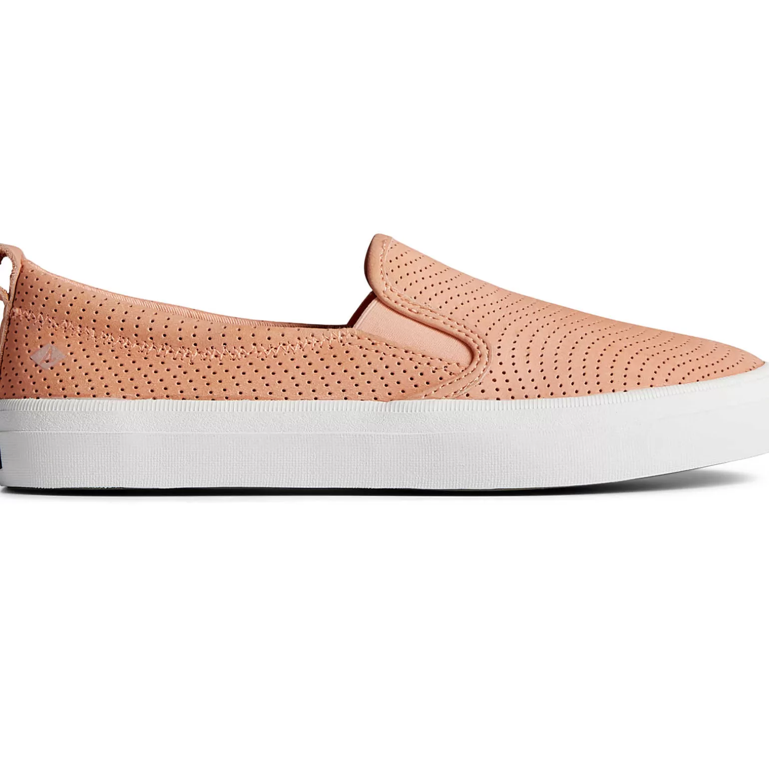 Sale | Sneakers*Sperry Women's Crest Twin Gore Leather Wave Perforated Sneaker Peach