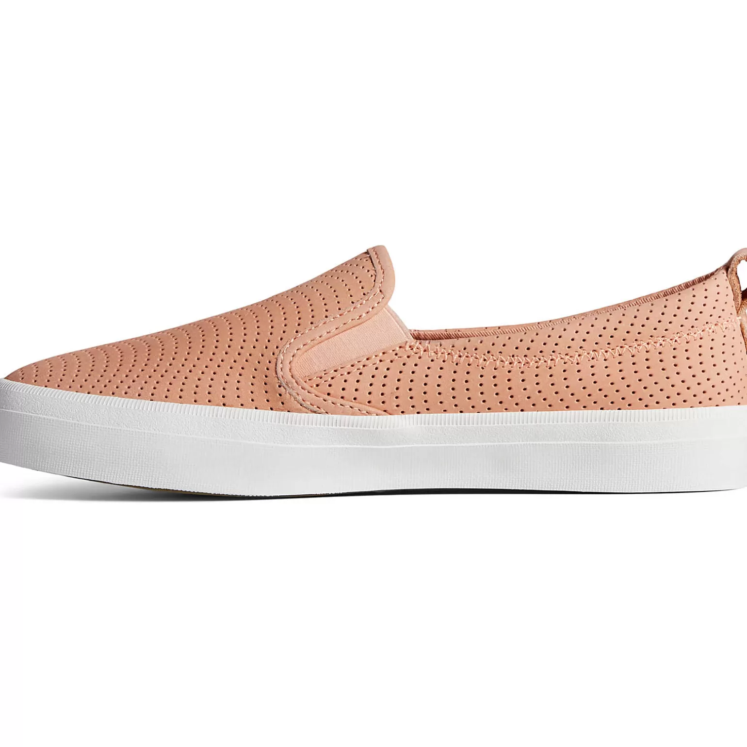 Sale | Sneakers*Sperry Women's Crest Twin Gore Leather Wave Perforated Sneaker Peach