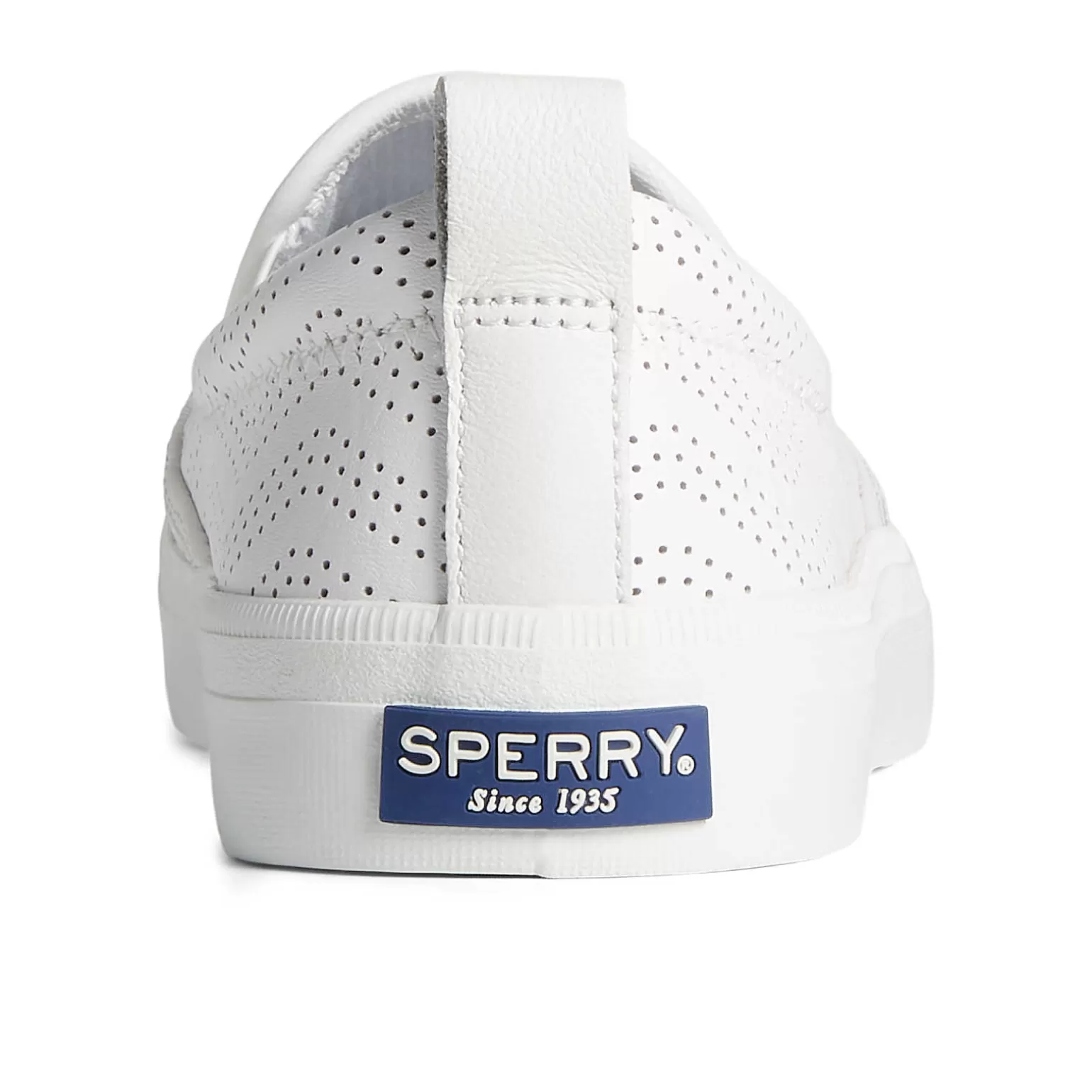 Sale | Sneakers*Sperry Women's Crest Twin Gore Perforated Leather Slip On Sneaker White
