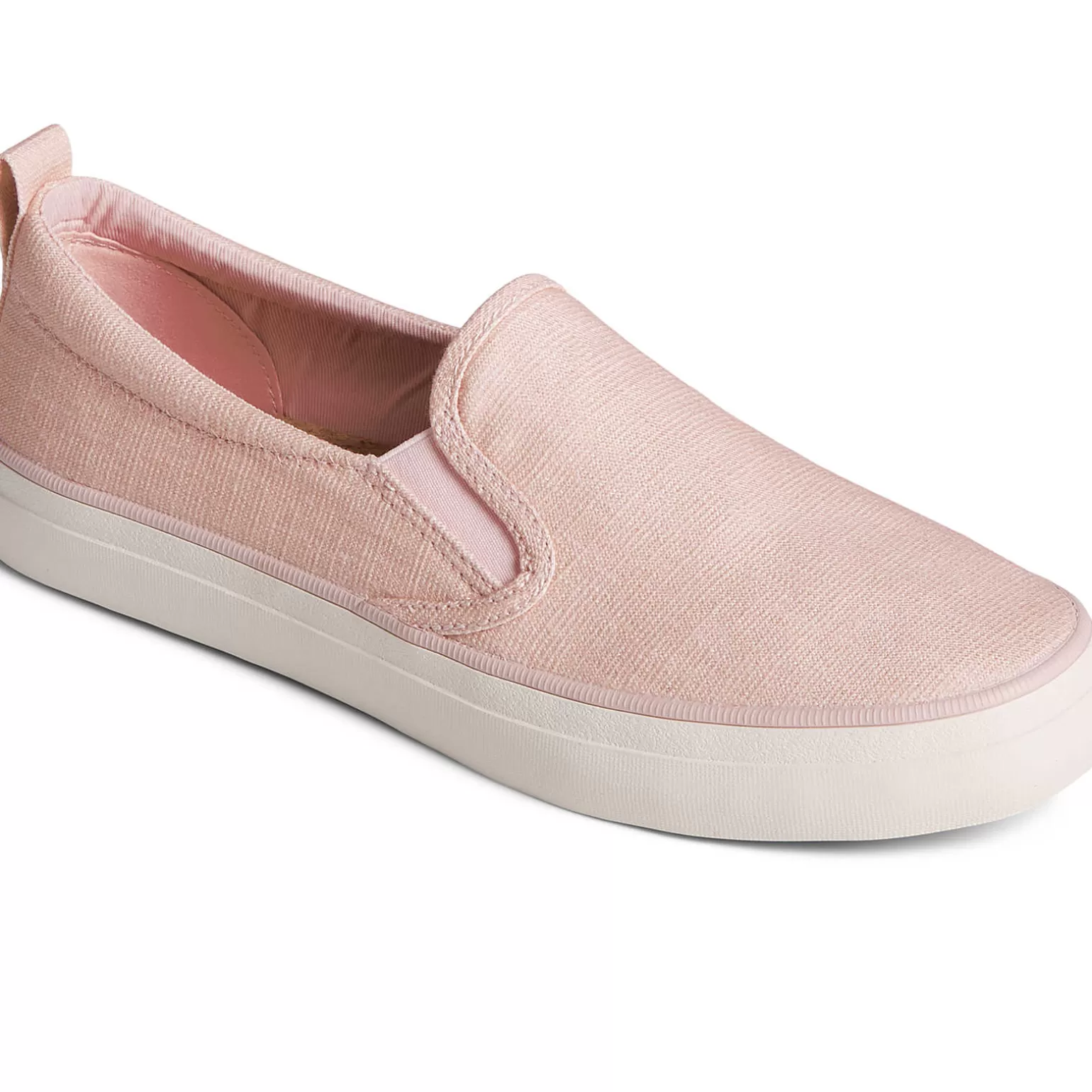 Sale | Sneakers*Sperry Women's Crest Twin Gore Shimmer Slip On Sneaker Rose