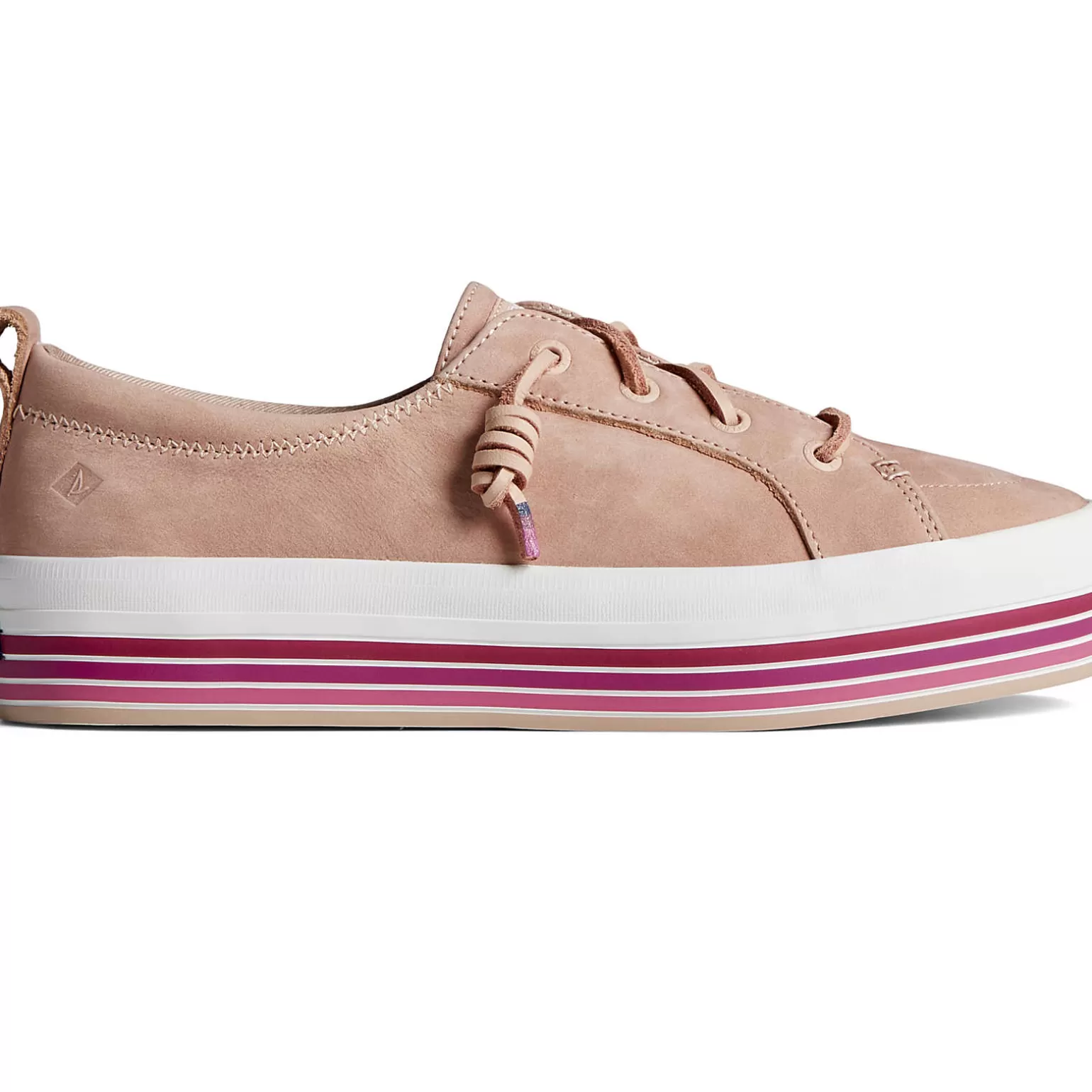 Sale | Sneakers*Sperry Women's Crest Vibe Platform Stripe Sneaker Pink