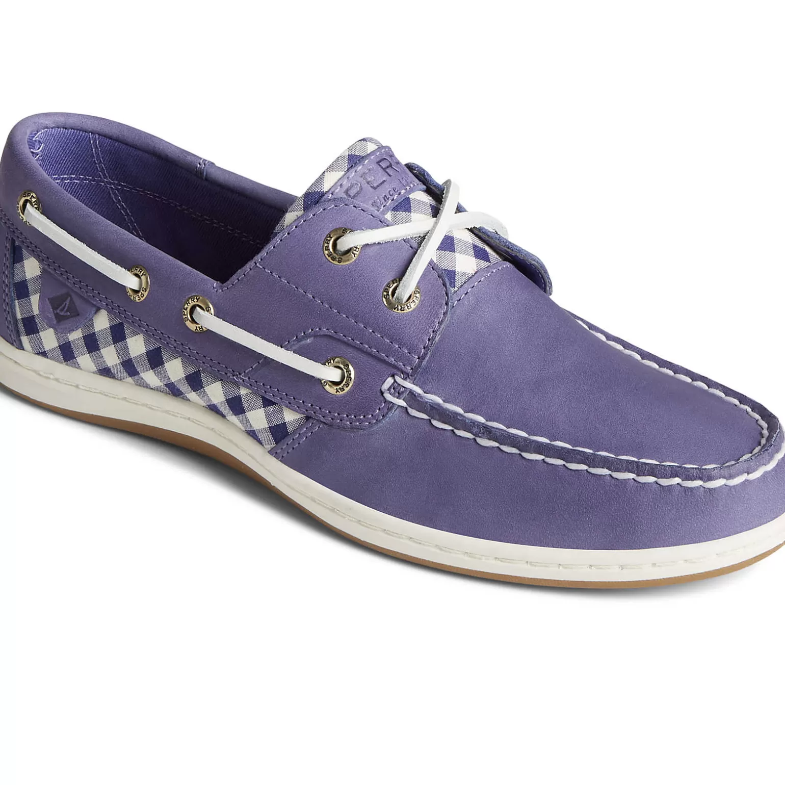 Sale | Boat Shoes*Sperry Women's Koifish Gingham Boat Shoe Purple