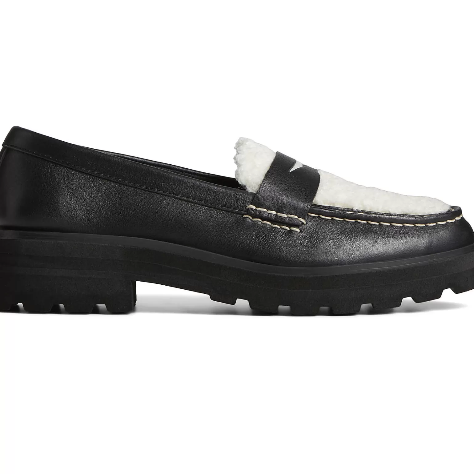 Sale | Flats & Loafers*Sperry Women's Lug Penny Loafer Black/White