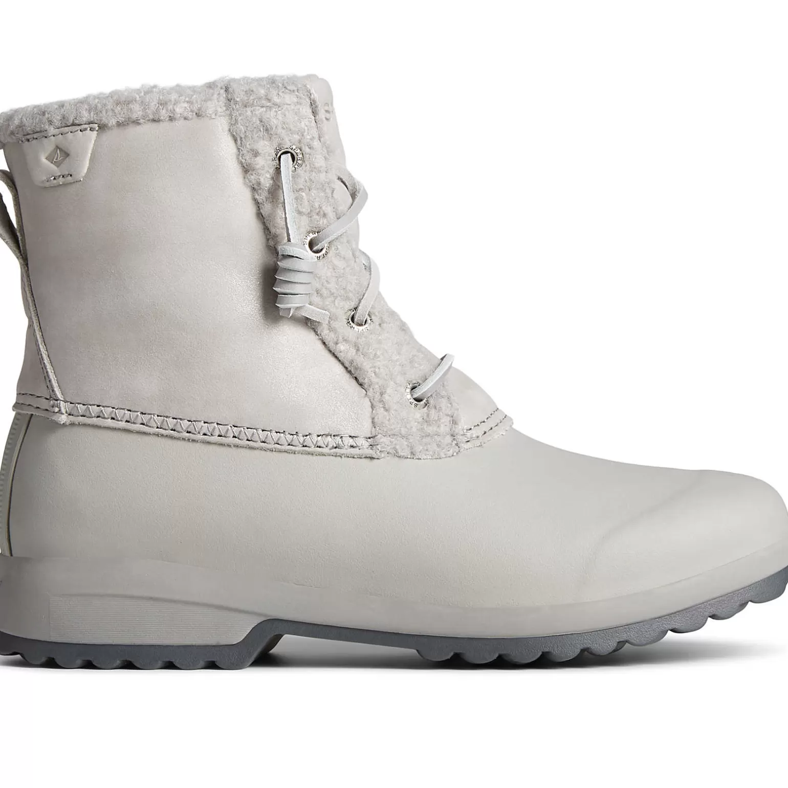 Sale | Boots*Sperry Women's Maritime Repel Teddy Trim Snow Boot Grey