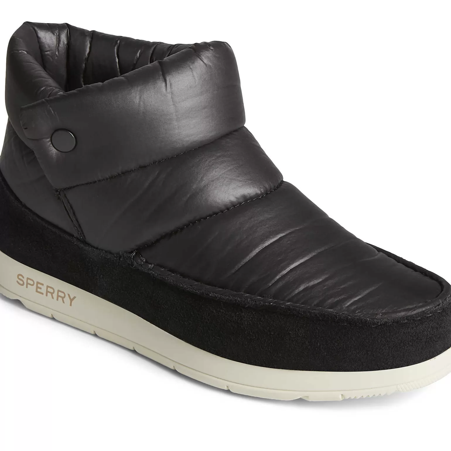 Sale | Boots*Sperry Women's Moc-Sider Nylon Bootie Black