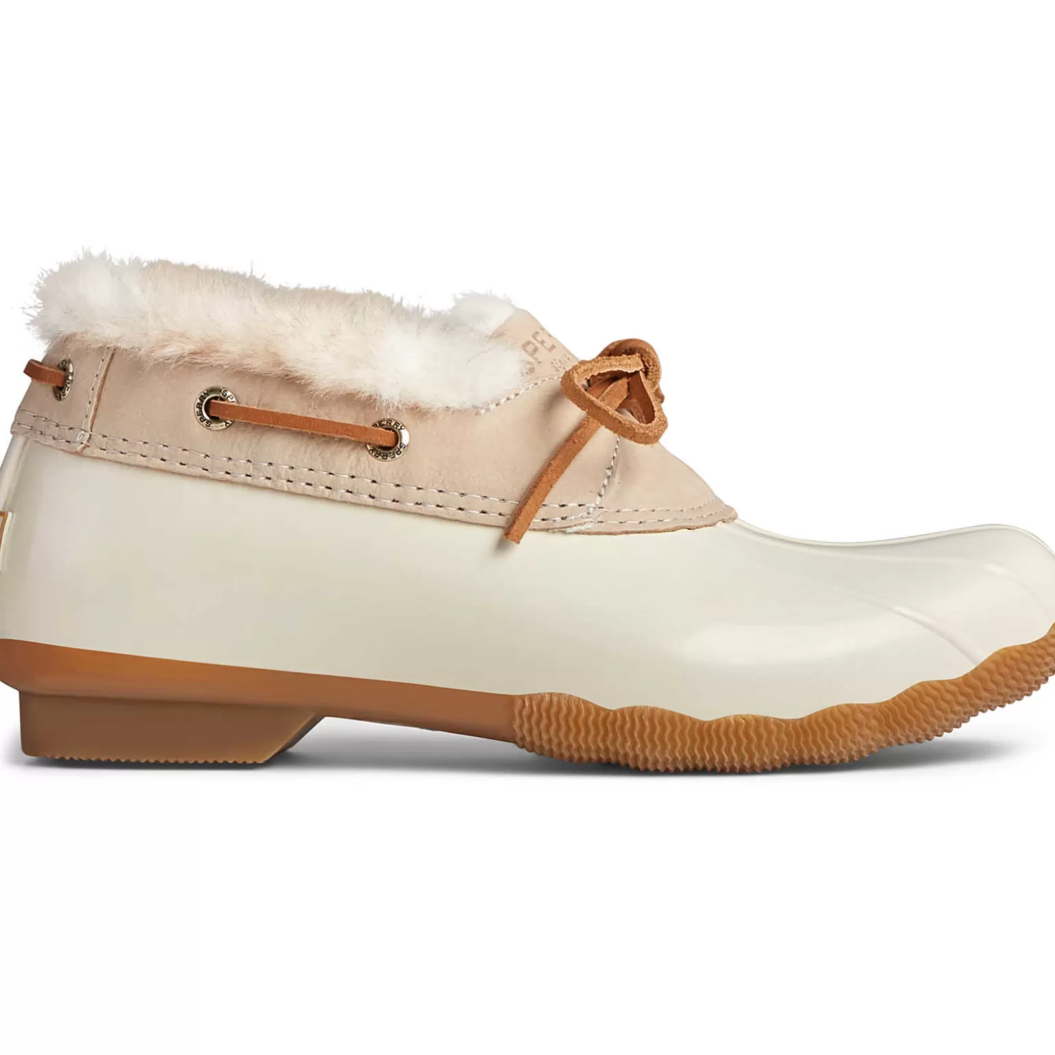 Saltwater Duck Boot | Sale*Sperry Women's Saltwater 1-Eye Cozy Duck Boot Ivory