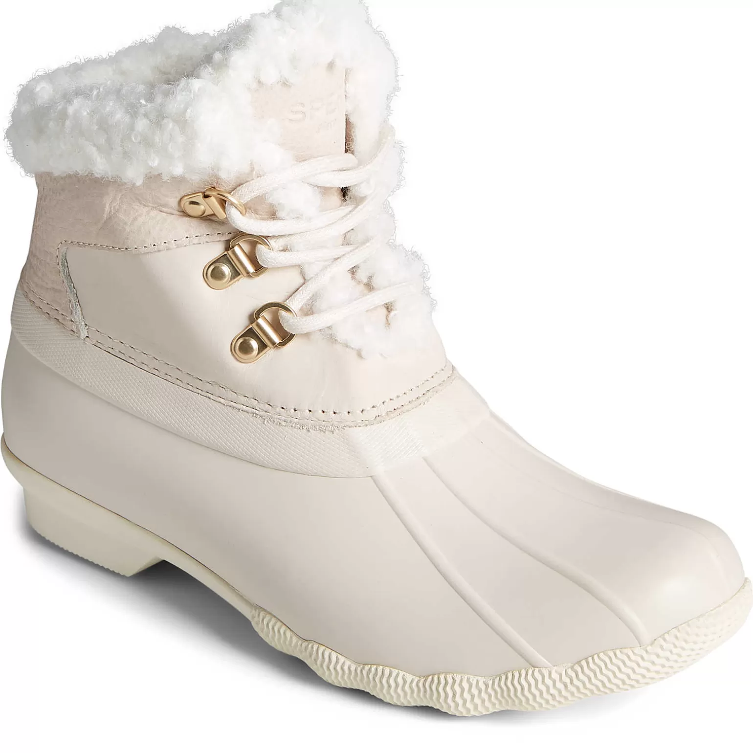 Saltwater Duck Boot | Sale*Sperry Women's Saltwater Alpine Leather Duck Boot Ivory