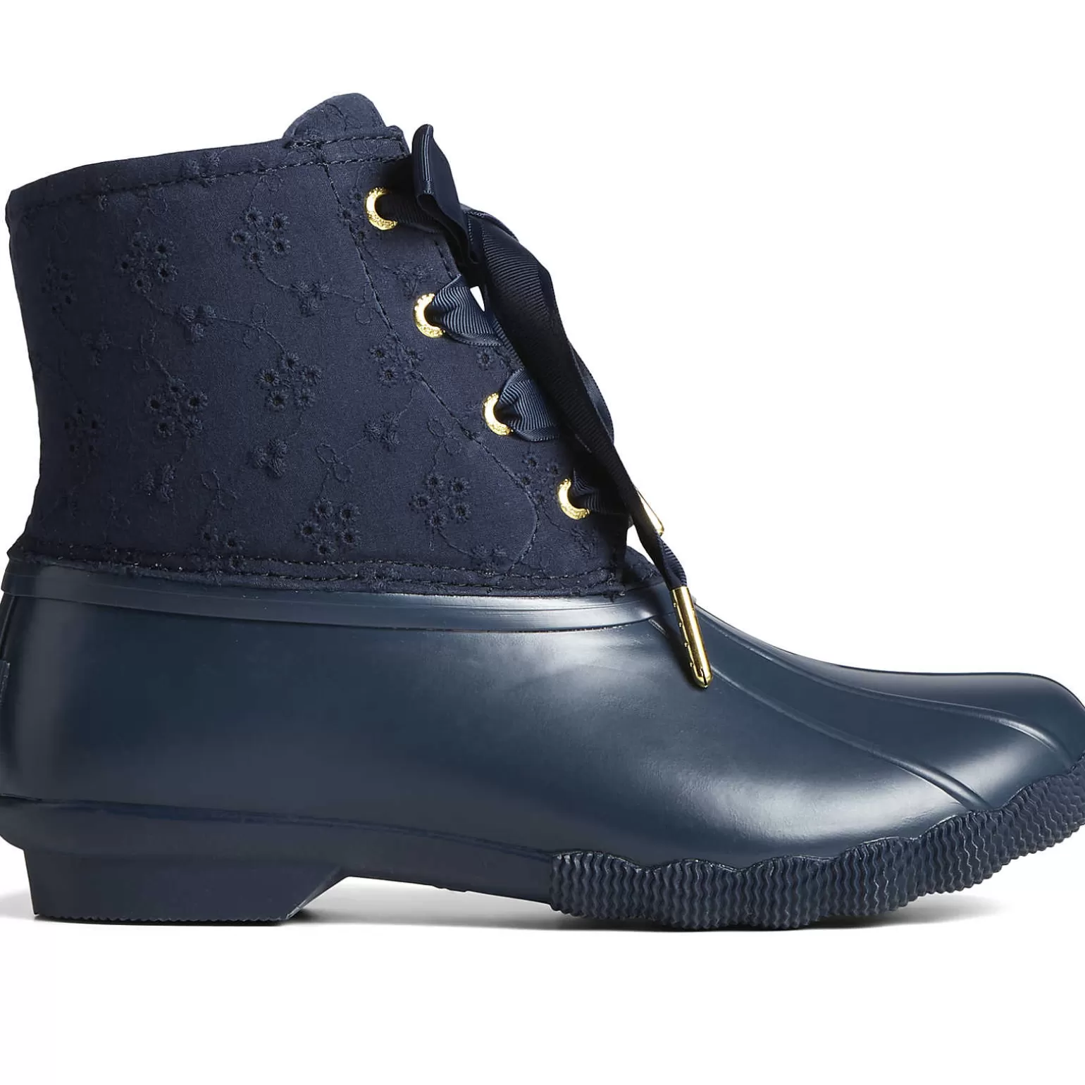 Saltwater Duck Boot | Sale*Sperry Women's Saltwater Eyelet Duck Boot Navy