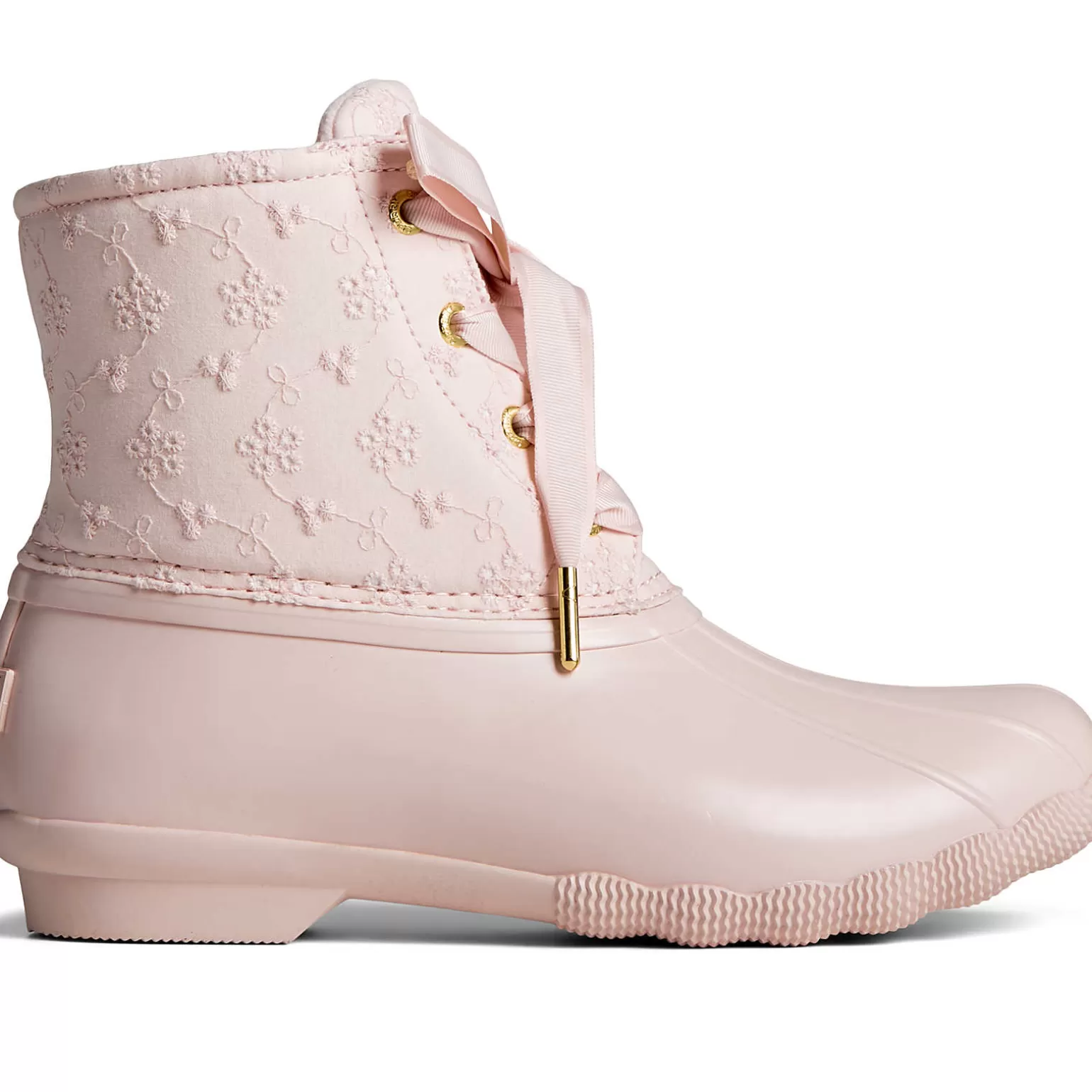 Saltwater Duck Boot | Sale*Sperry Women's Saltwater Eyelet Duck Boot Pink