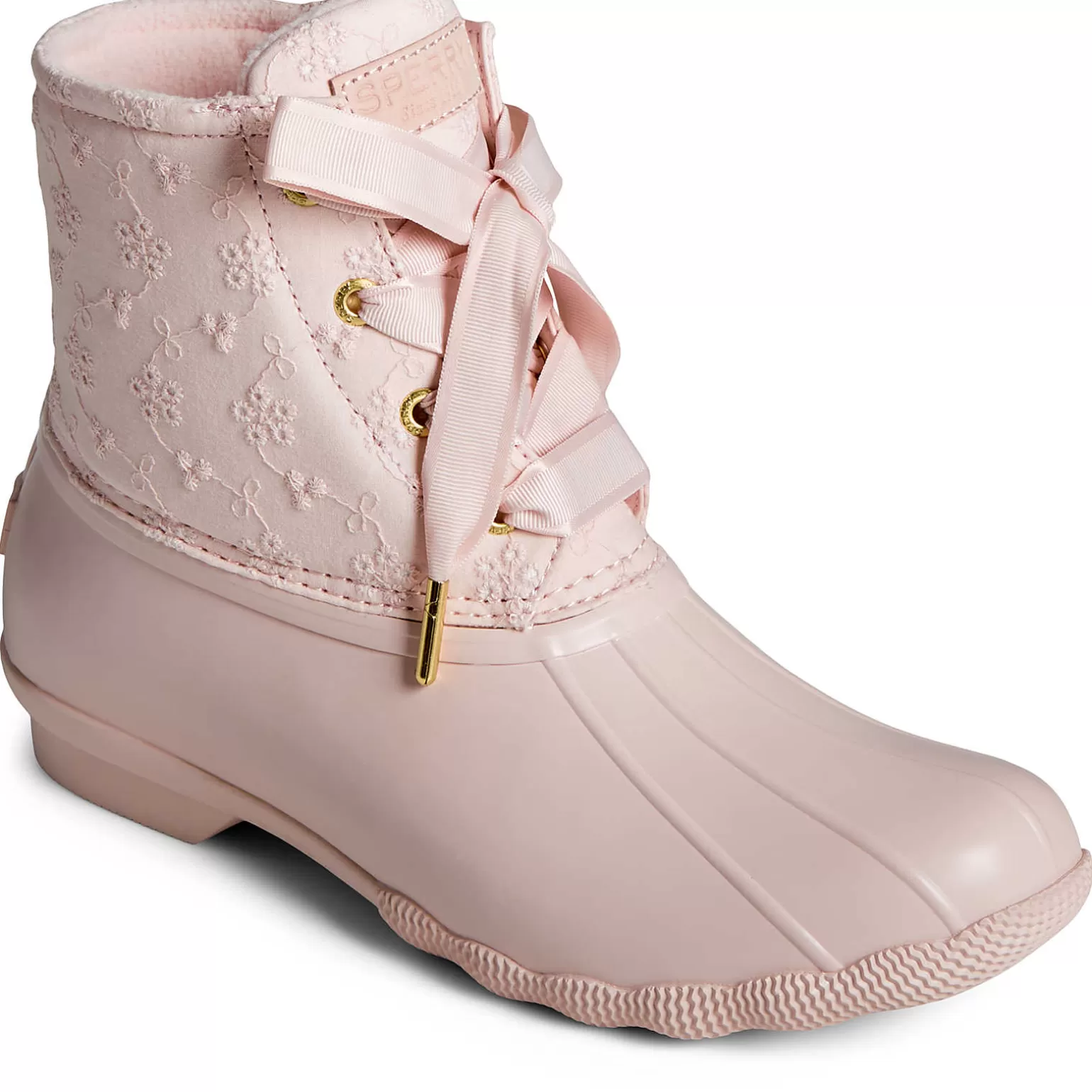 Saltwater Duck Boot | Sale*Sperry Women's Saltwater Eyelet Duck Boot Pink