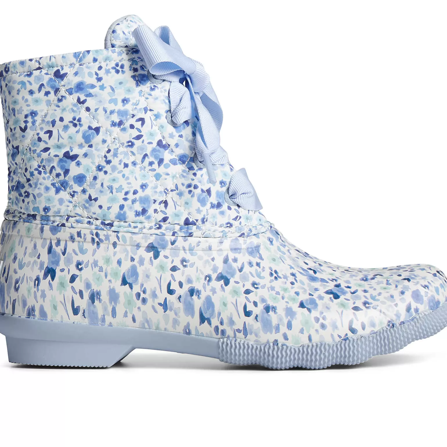 Saltwater Duck Boot | Sale*Sperry Women's Saltwater Floral Duck Boot Blue