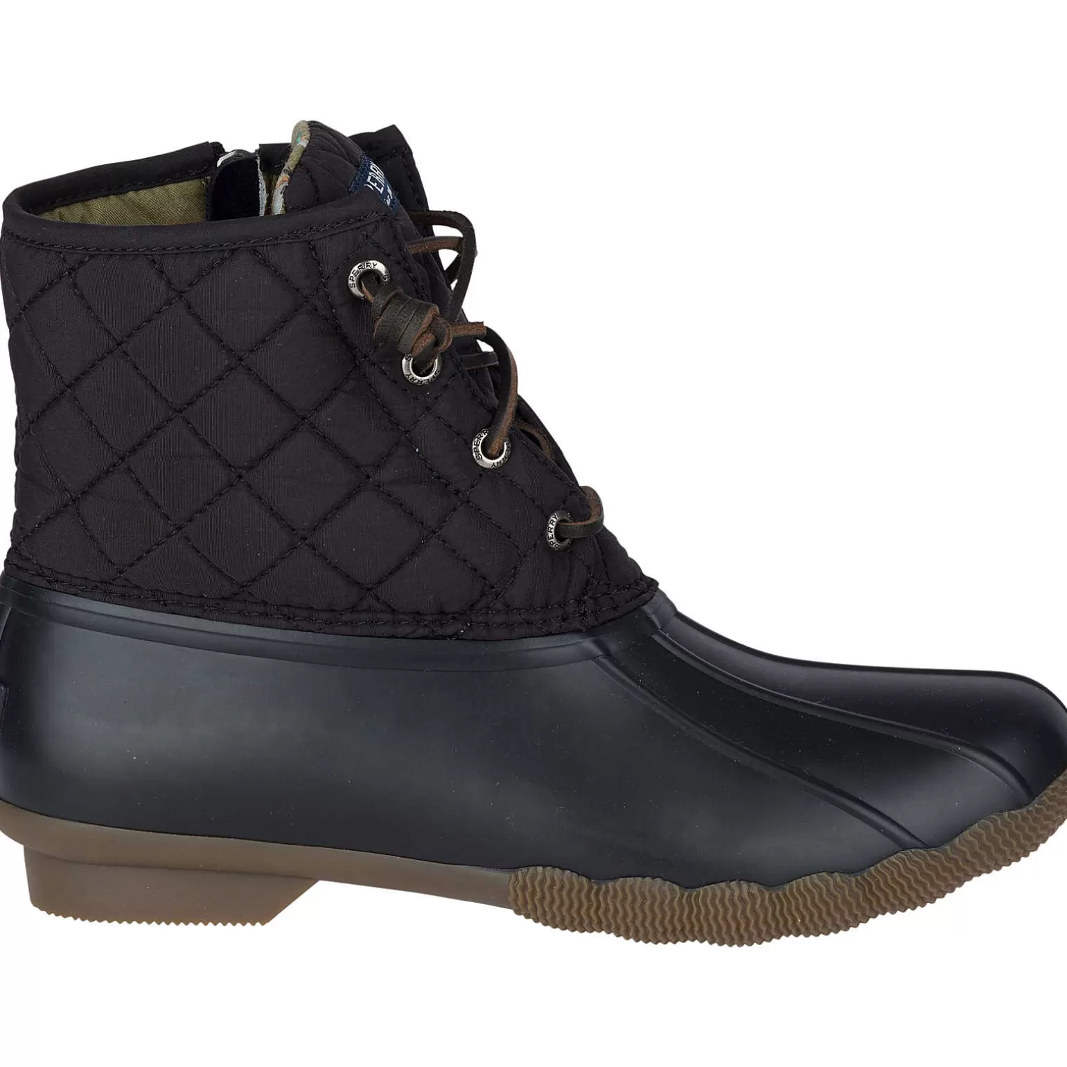 Saltwater Duck Boot | Sale*Sperry Women's Saltwater Quilted Duck Boot Black