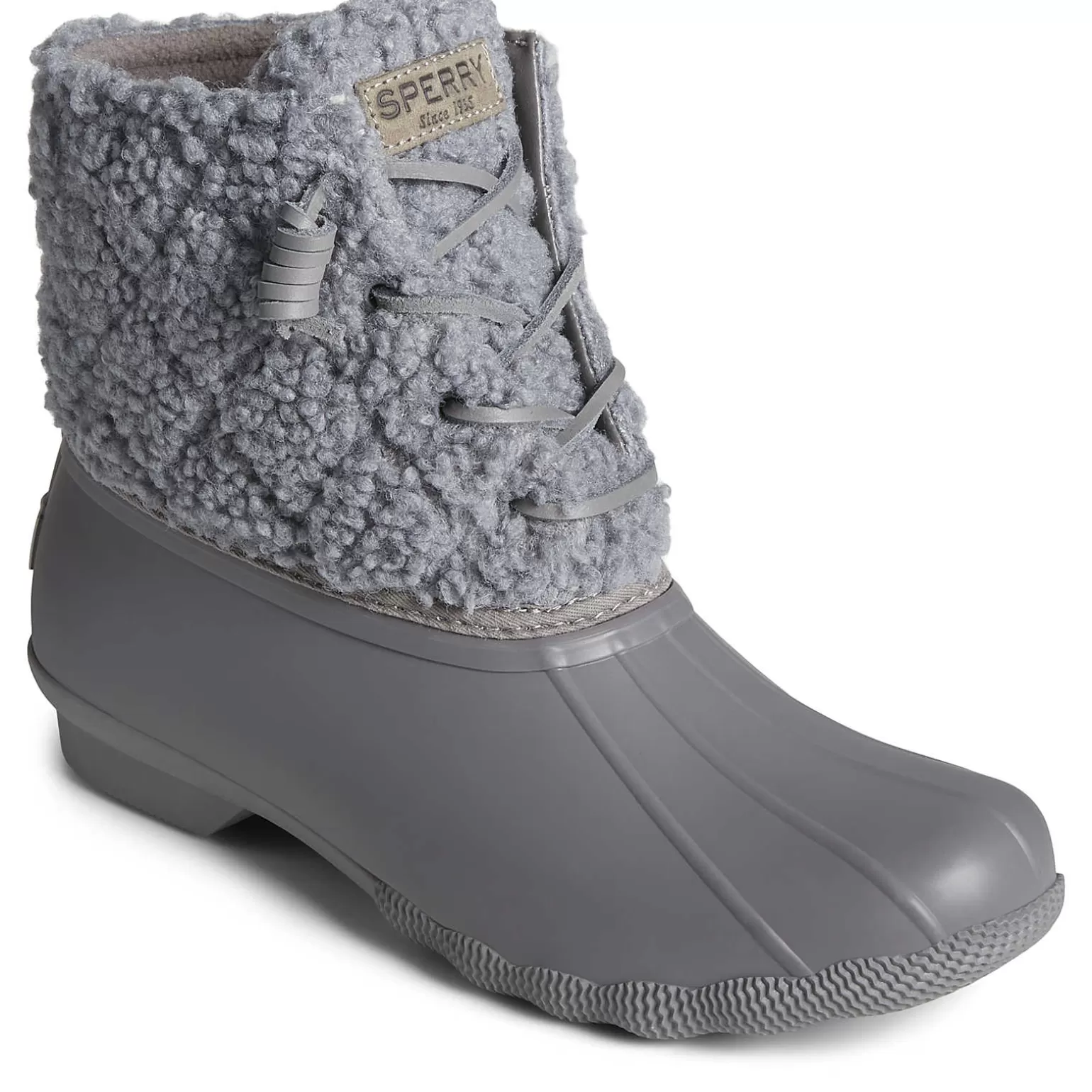 Saltwater Duck Boot | Sale*Sperry Women's Saltwater Sherpa Duck Boot Grey