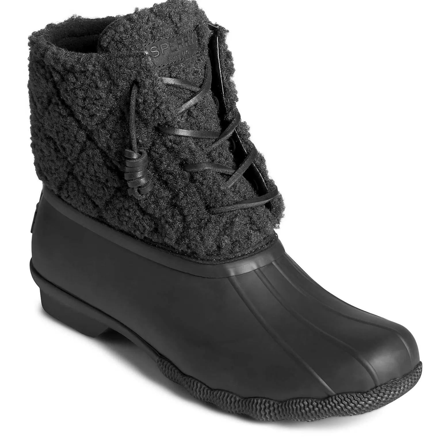 Saltwater Duck Boot | Sale*Sperry Women's Saltwater Sherpa Duck Boot Black