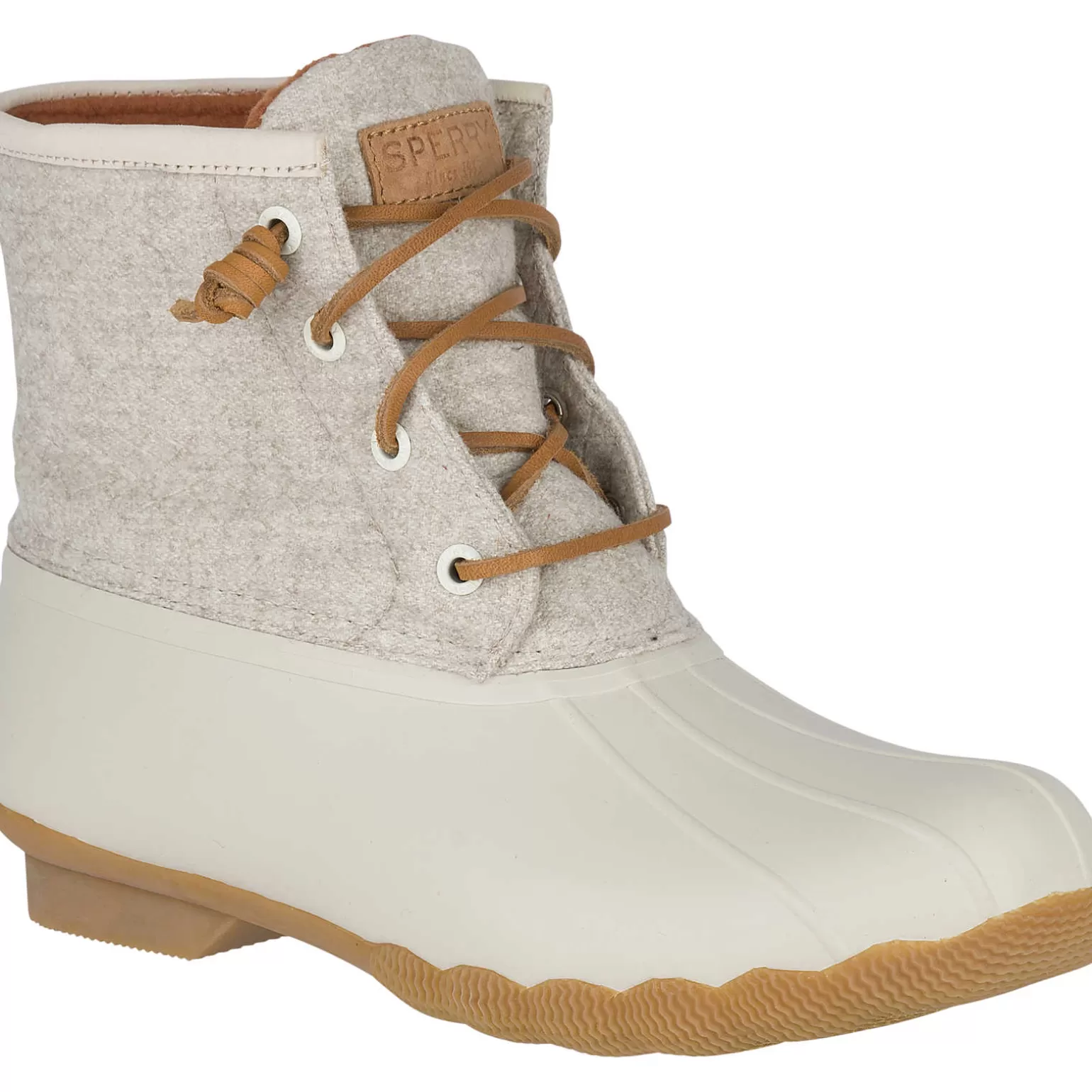 Saltwater Duck Boot | Sale*Sperry Women's Saltwater Wool Embossed Thinsulate™ Duck Boot Oat