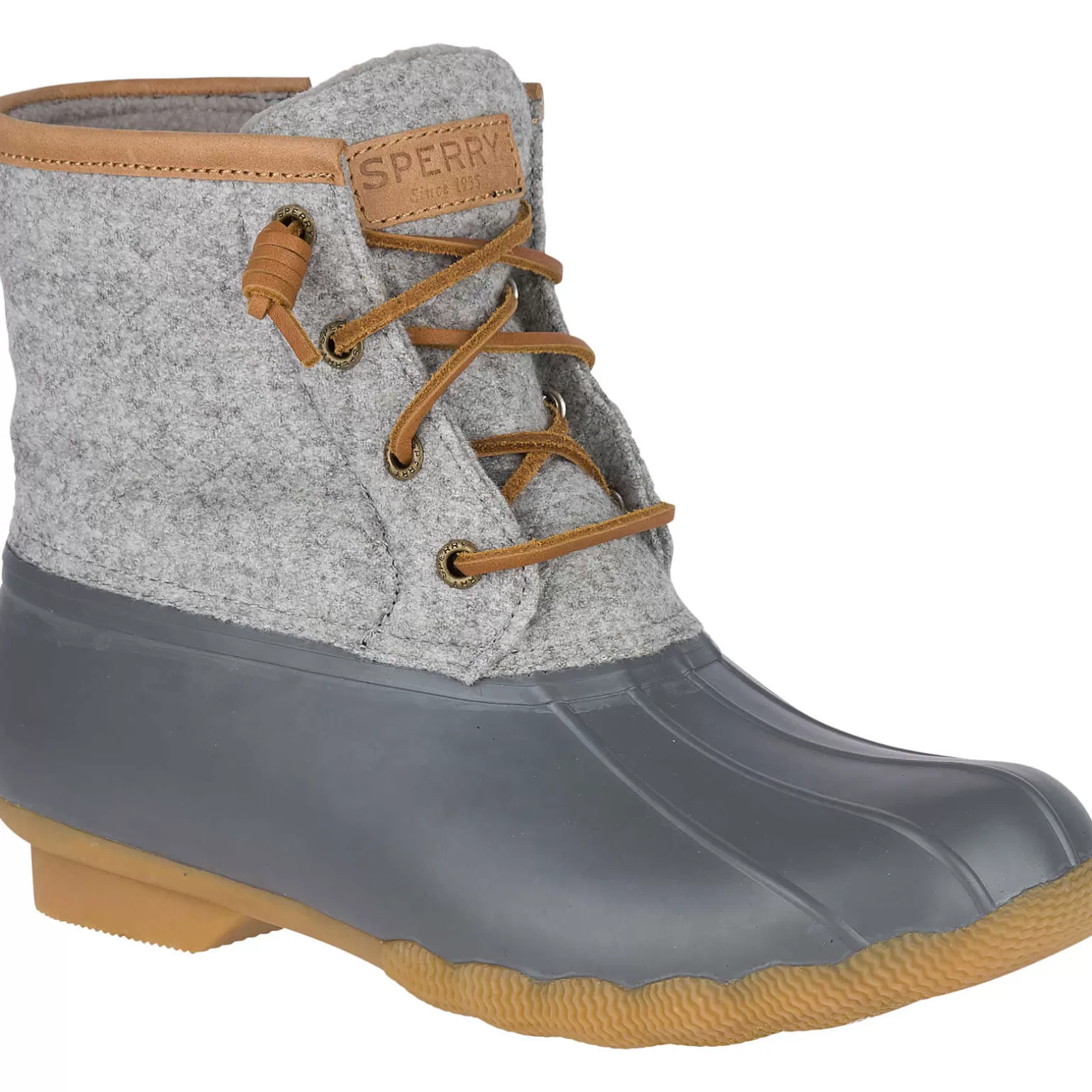 Saltwater Duck Boot | Sale*Sperry Women's Saltwater Wool Embossed Thinsulate™ Duck Boot Grey