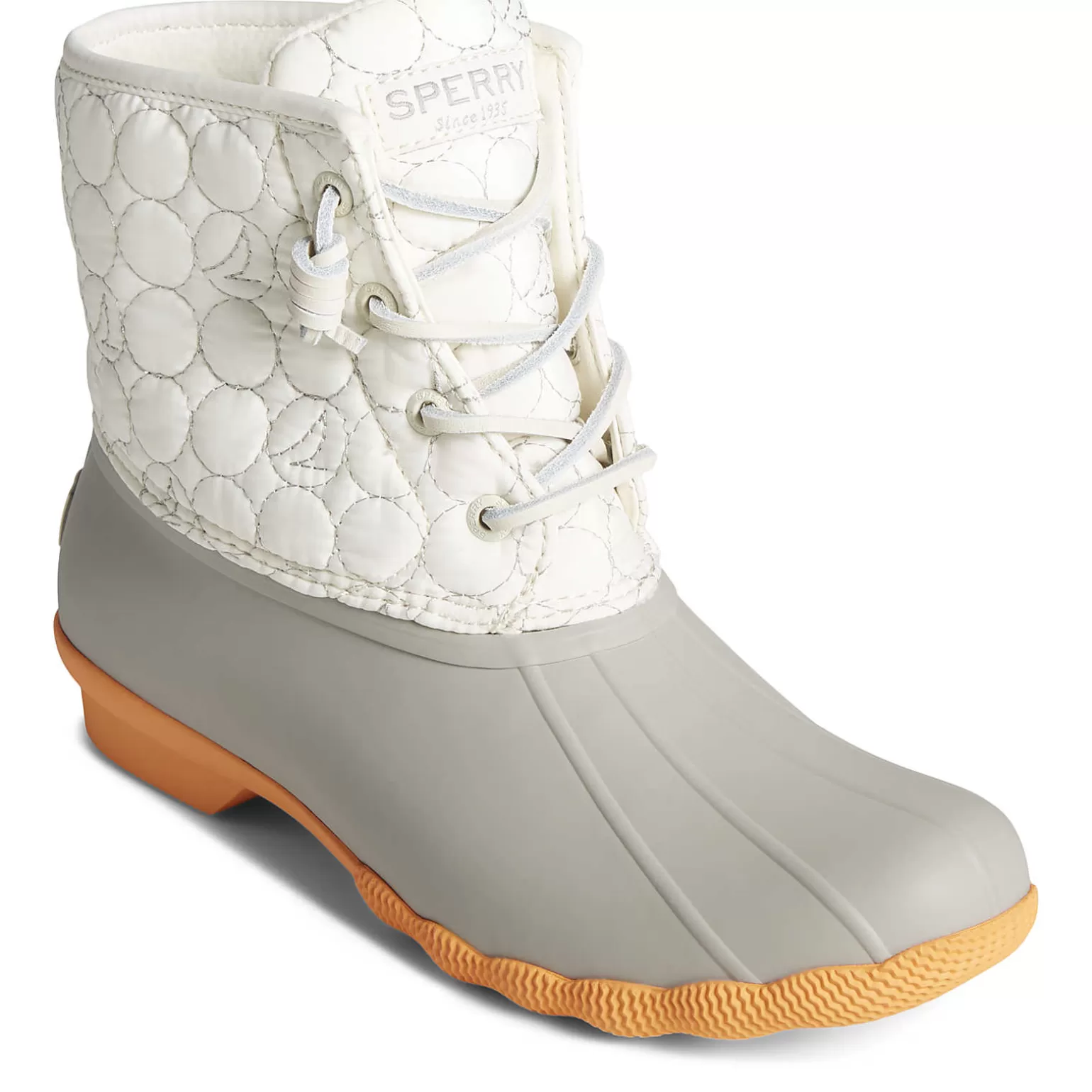 Saltwater Duck Boot | Sale*Sperry Women's Saltwater™ Circle Nylon Duck Boot White