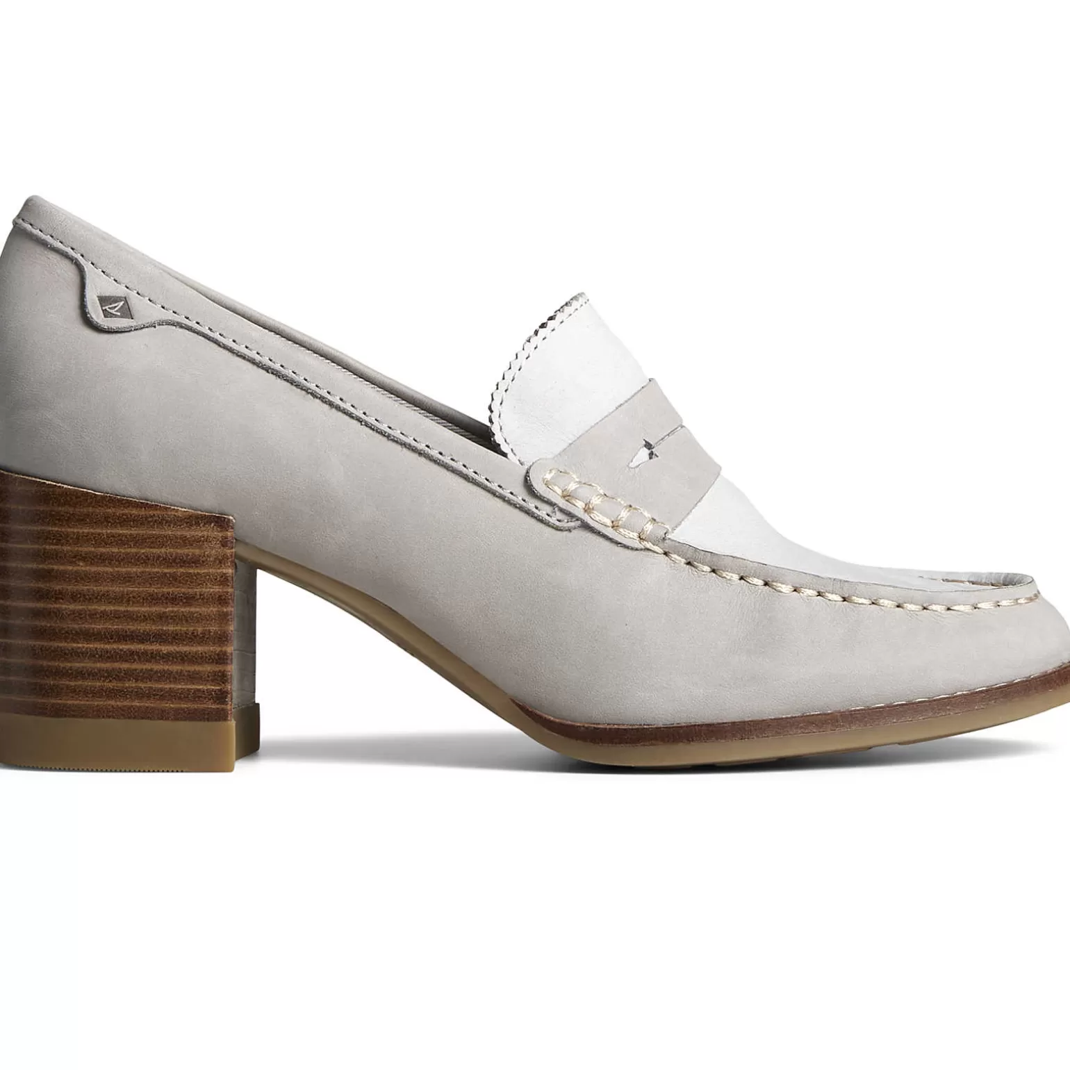 Seaport | Sale*Sperry Women's Seaport Penny Heel Loafer Grey