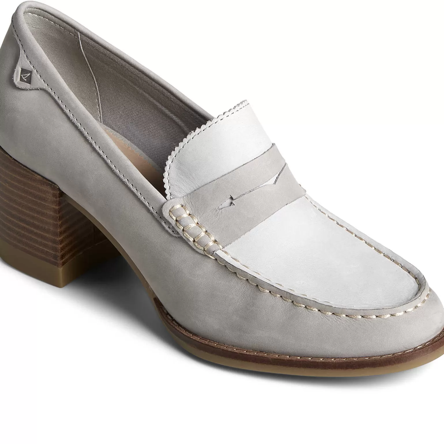 Seaport | Sale*Sperry Women's Seaport Penny Heel Loafer Grey