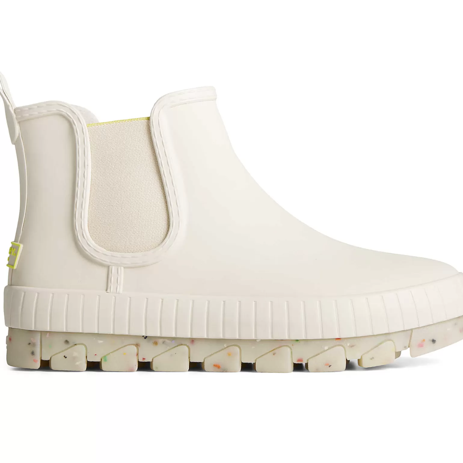 Torrent Boot | Sale*Sperry Women's Torrent Confetti Waterproof Chelsea Rain Boot White